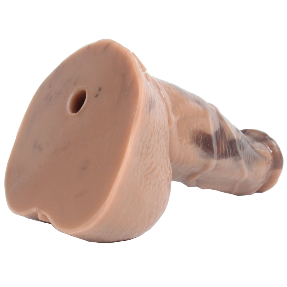 Uncle Bob by John Thomas Toys features a vac-u-lock compatible hole at the base of the toy, for added stability when used with compatible accessories.