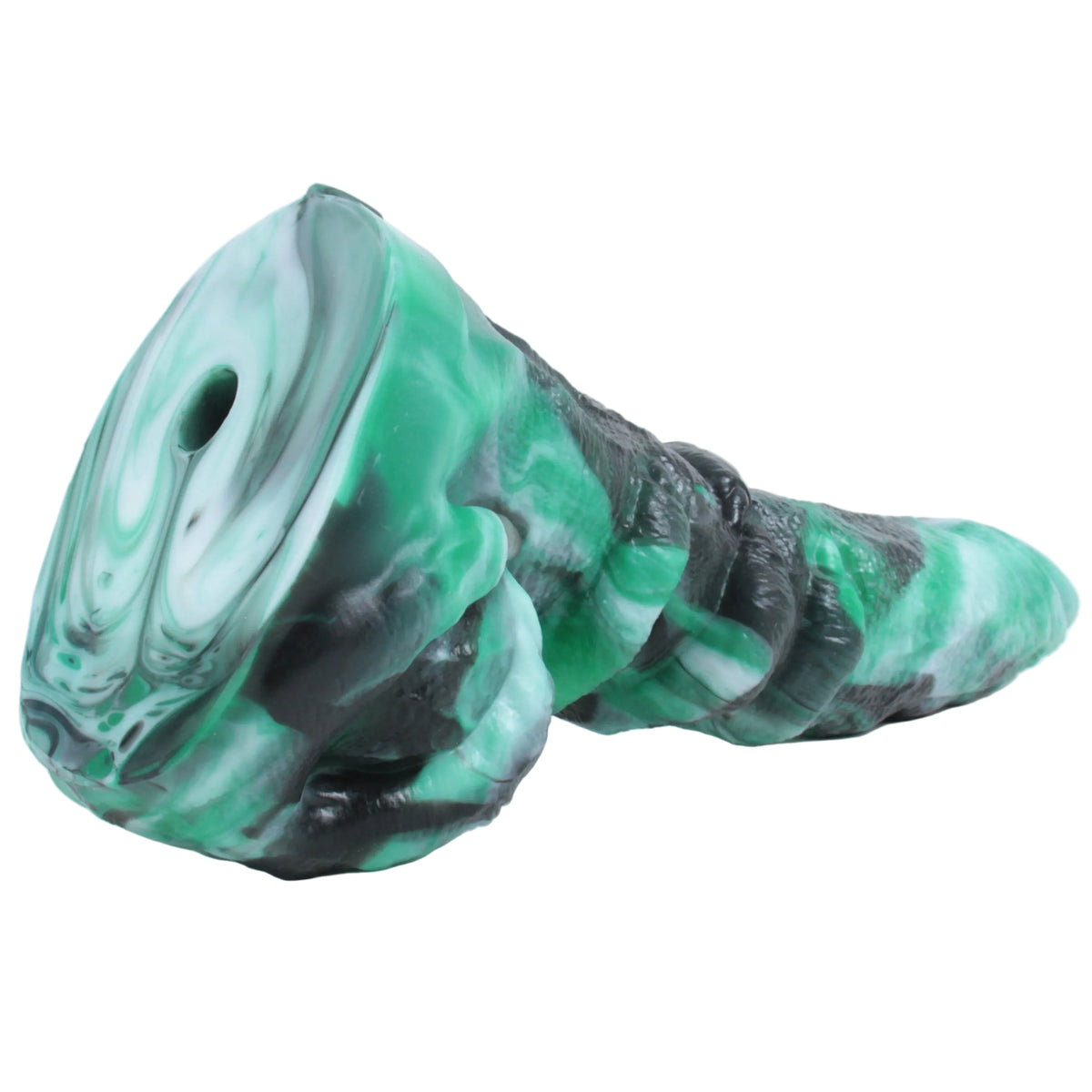 Omen's vac-u-lock compatible hole at the base of the toy.