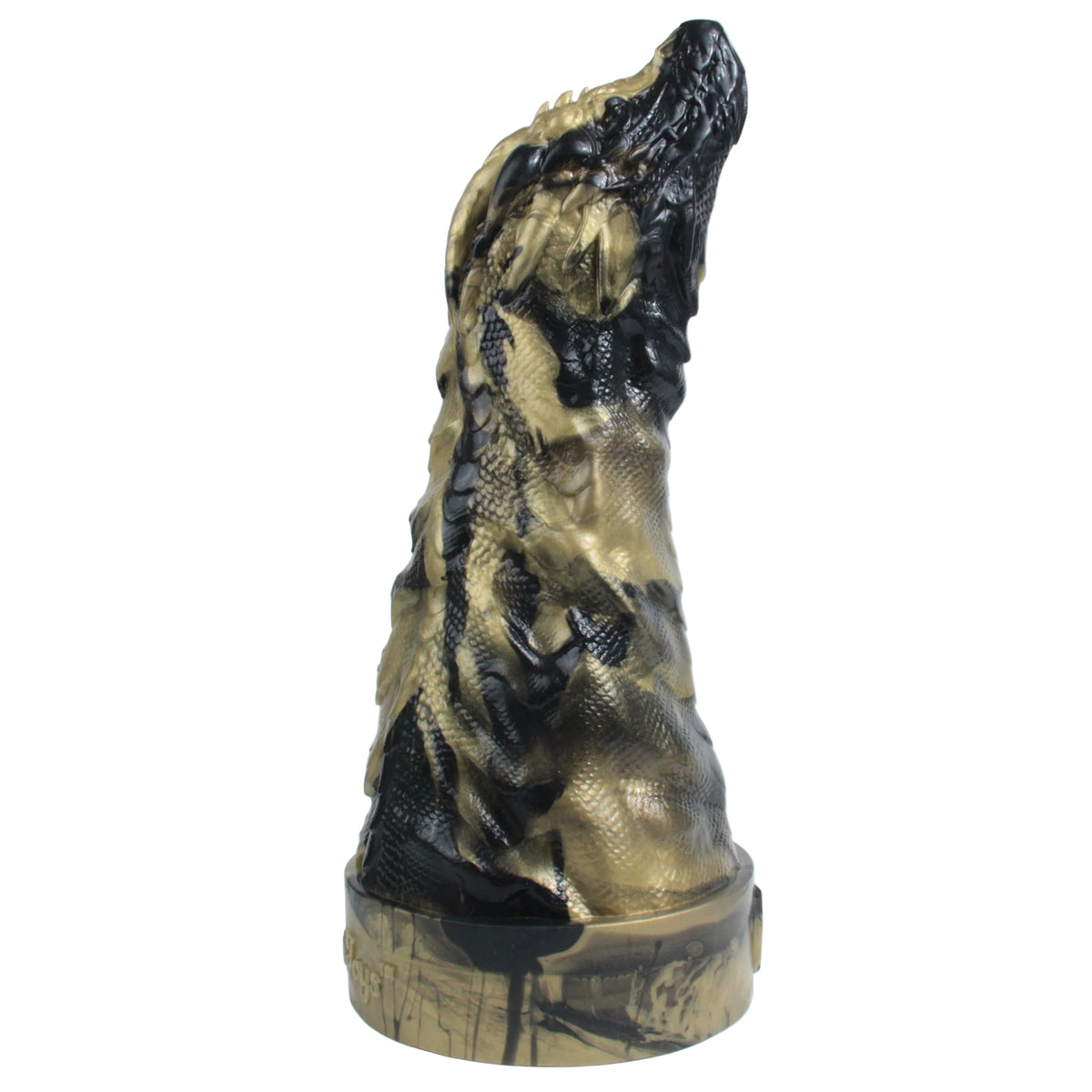 JOHN'S DRAGON - Platinum Silicone Dildo