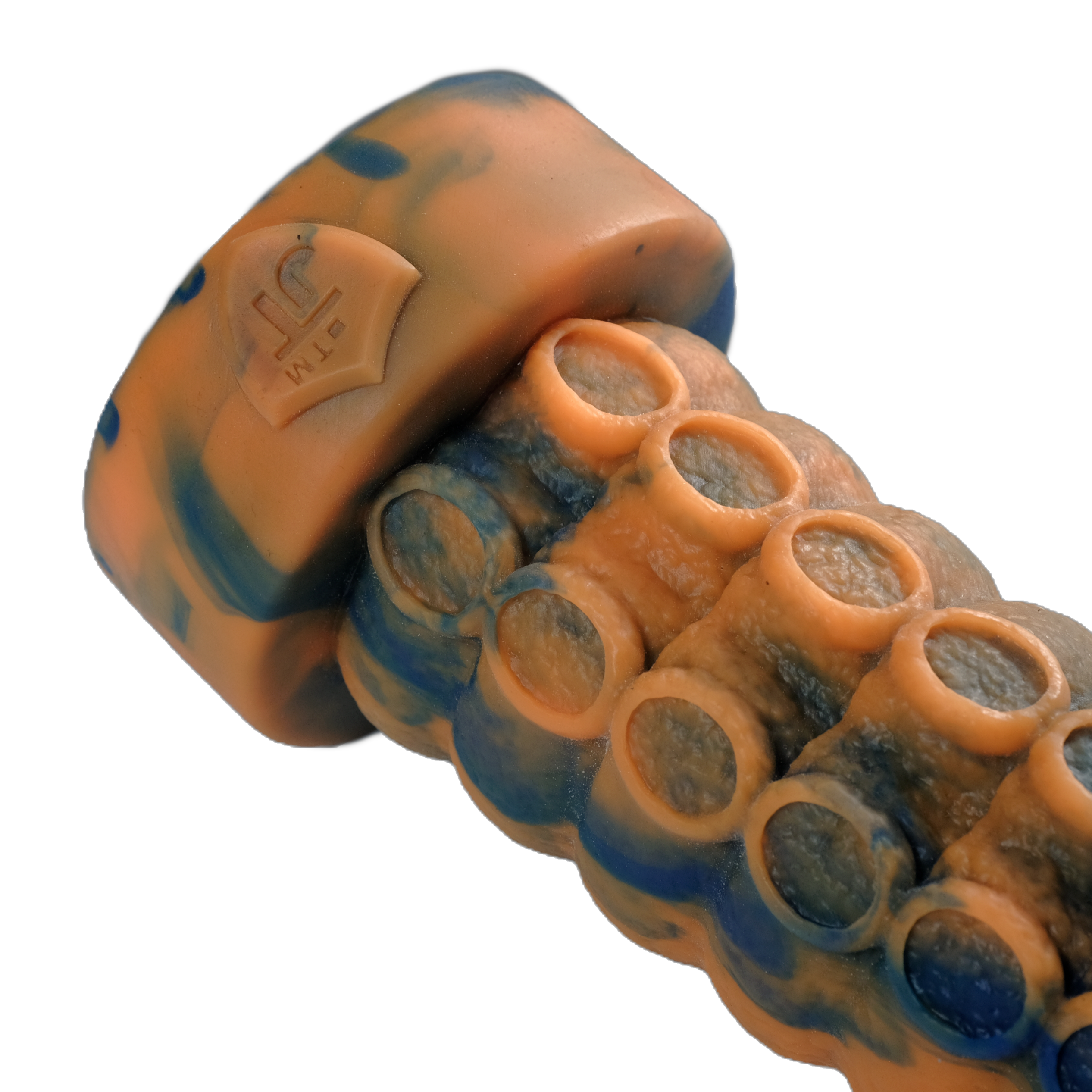 KRAKEN'S TENTACLE Depth Training Platinum Silicone Dildo