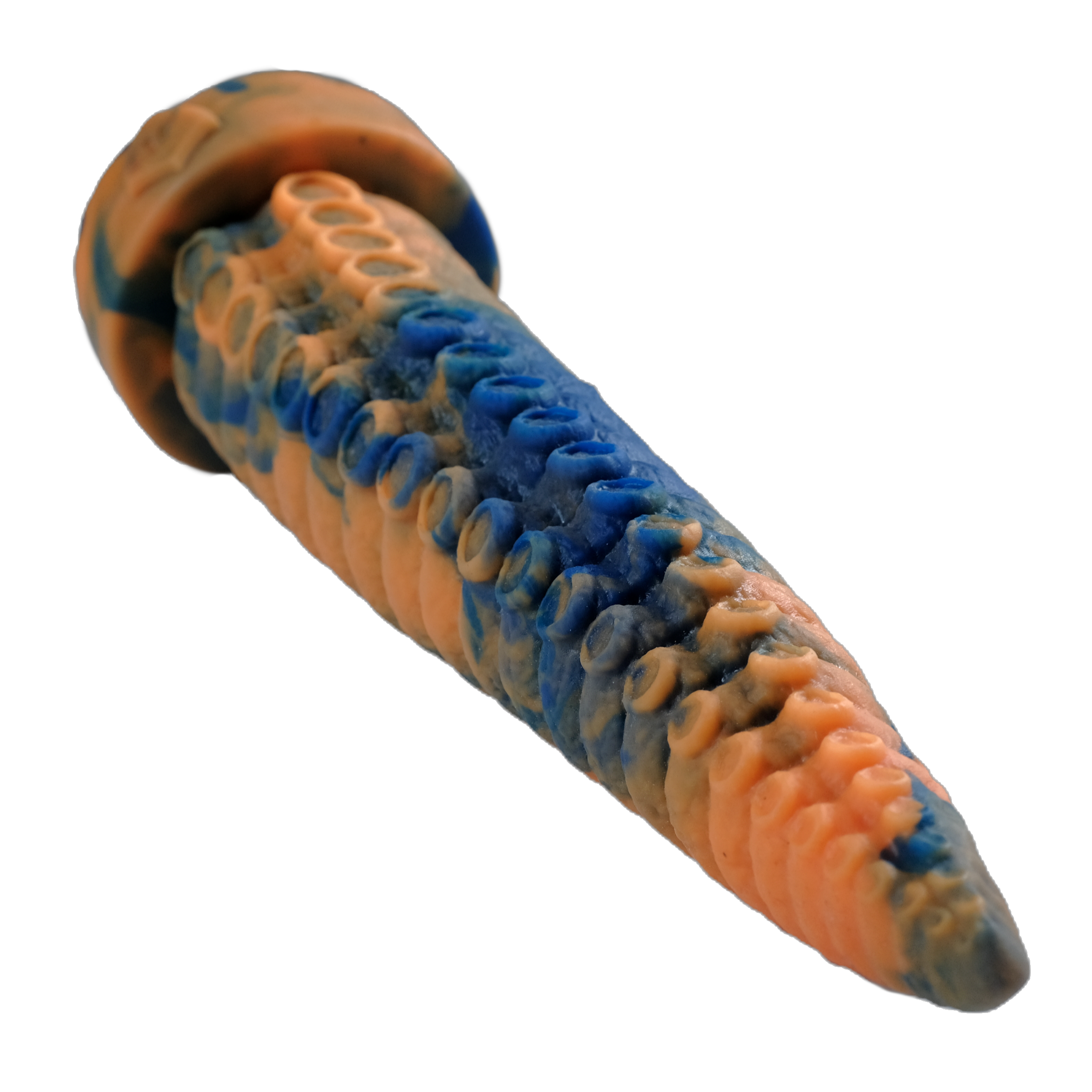 KRAKEN'S TENTACLE Depth Training Platinum Silicone Dildo