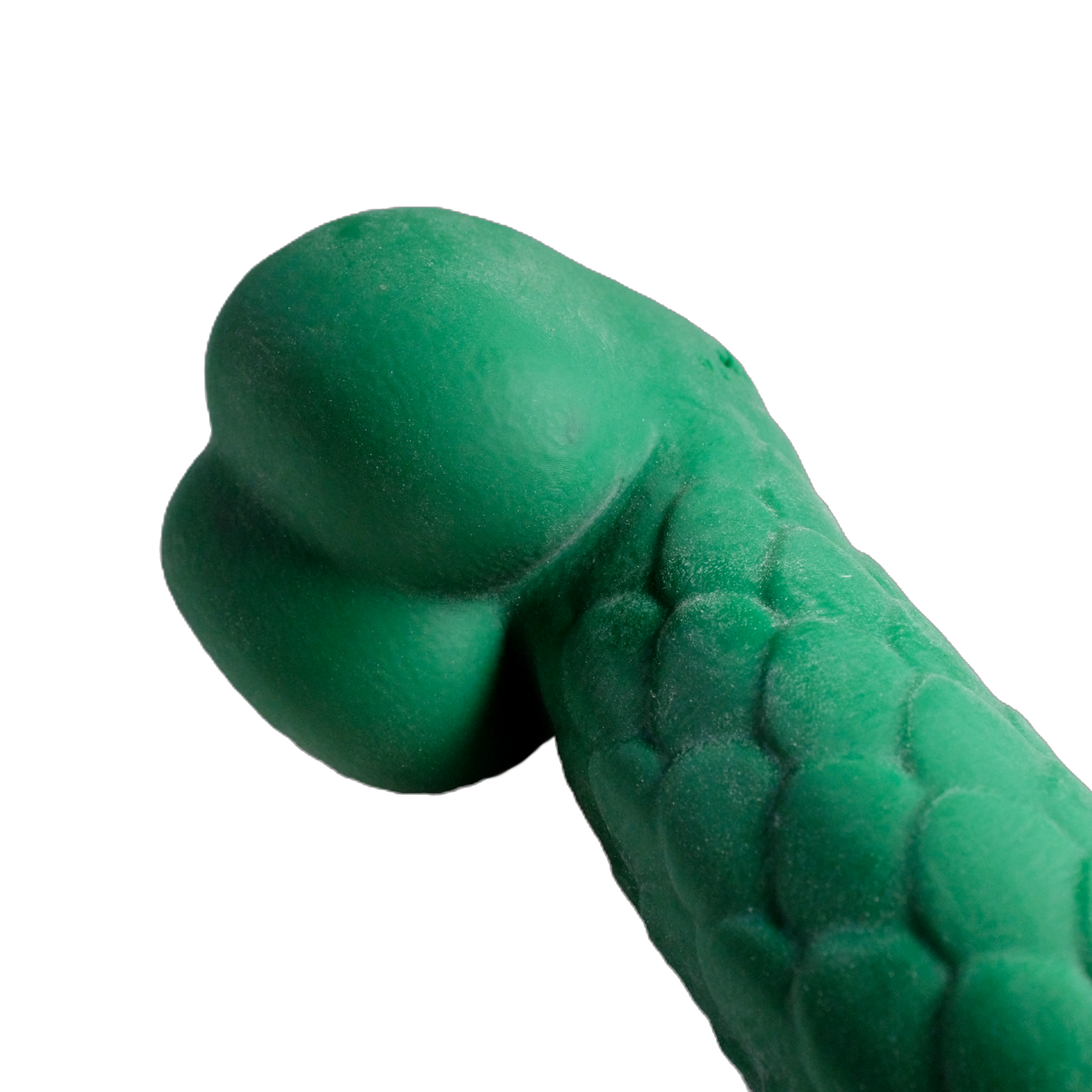 Close-up of the smooth balls.