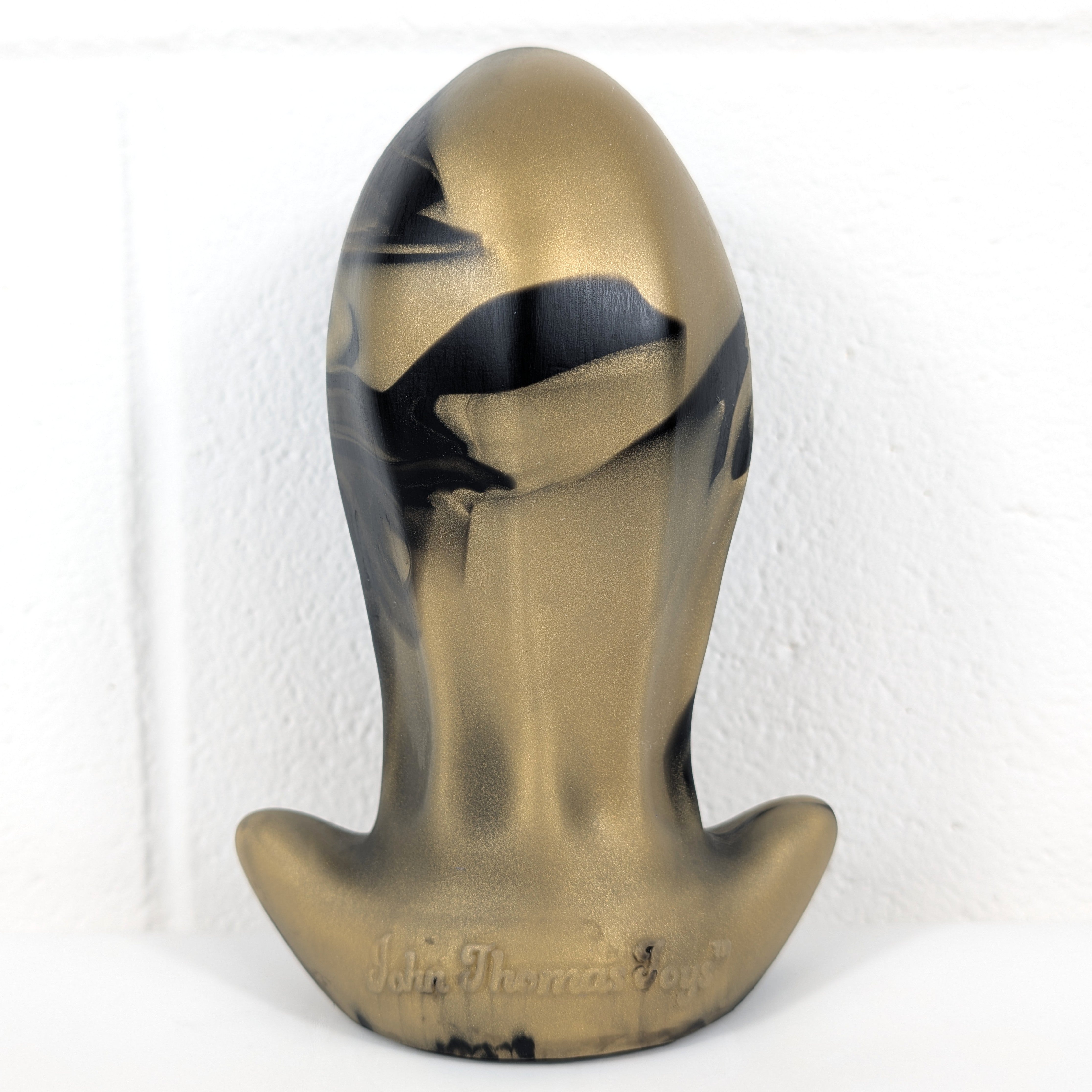 PULLED LUMP Platinum Silicone Dildo