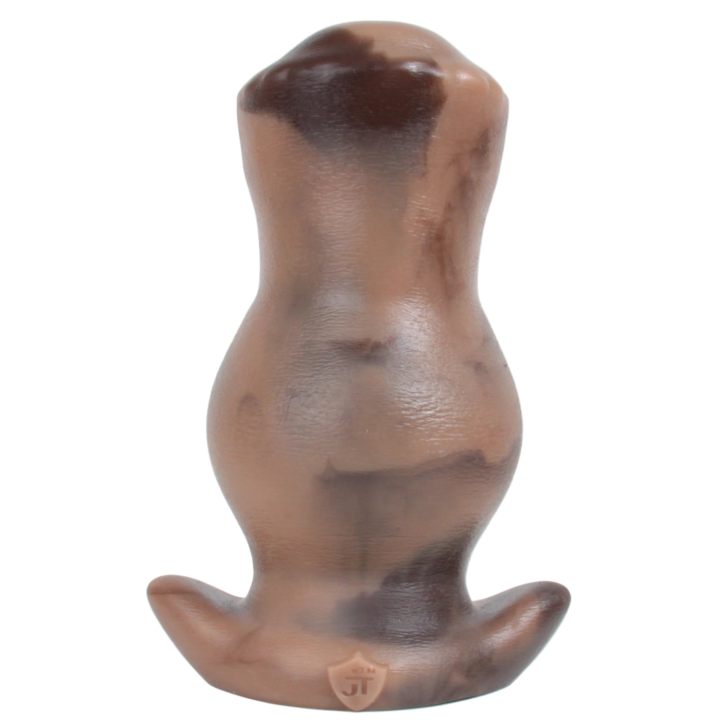 Photo of the Pony, showing the JTT shield side. Flared head, knotted shaft and flared base.