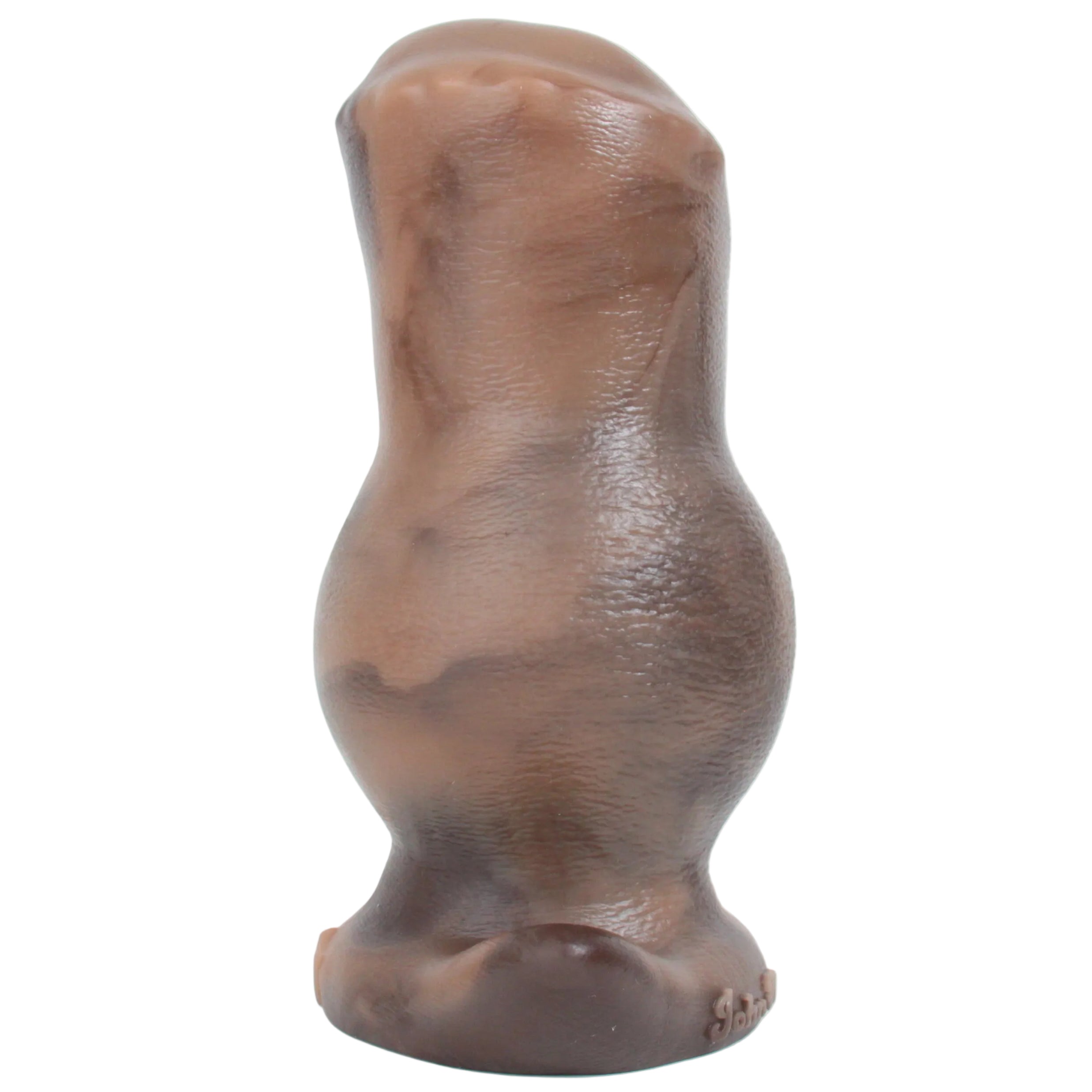 Photo of the Pony, showing the side of the toy and knotted shaft.