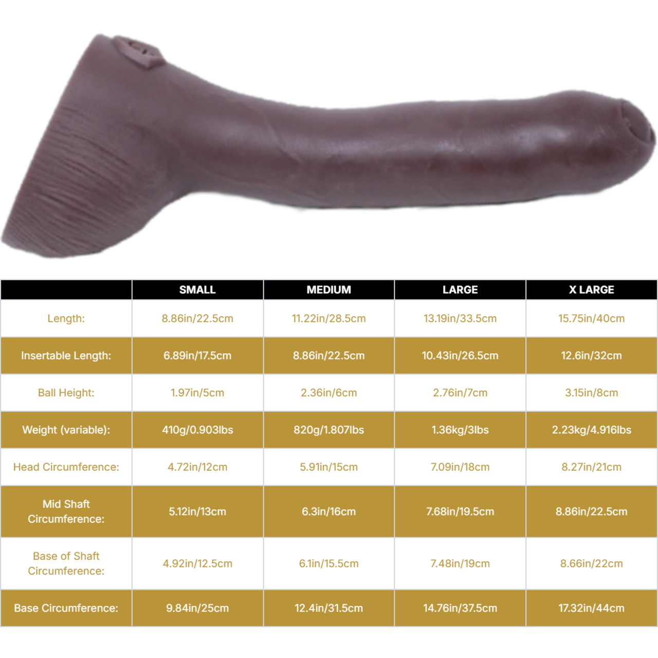HANS - Platinum Silicone Dildo