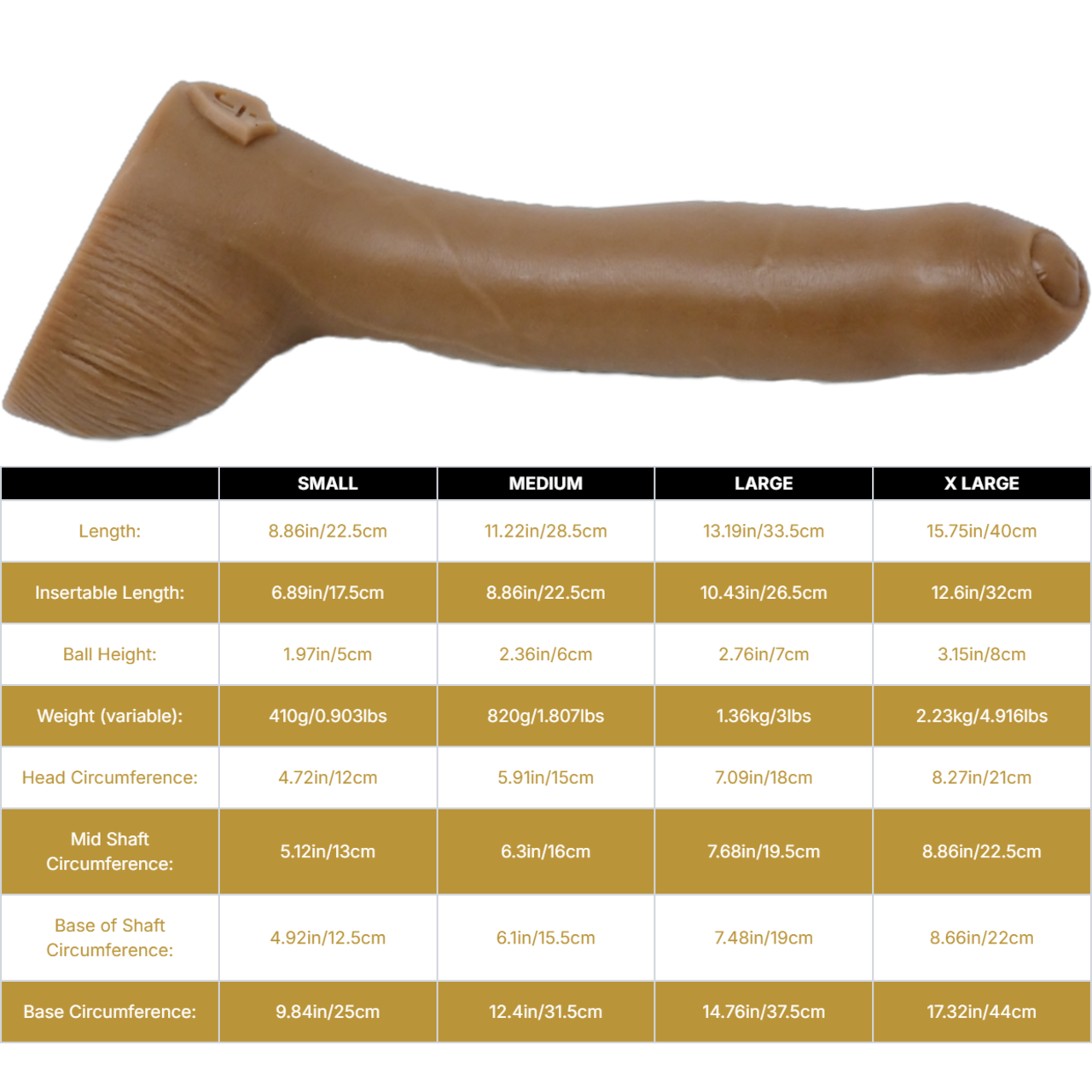 HANS - Platinum Silicone Dildo