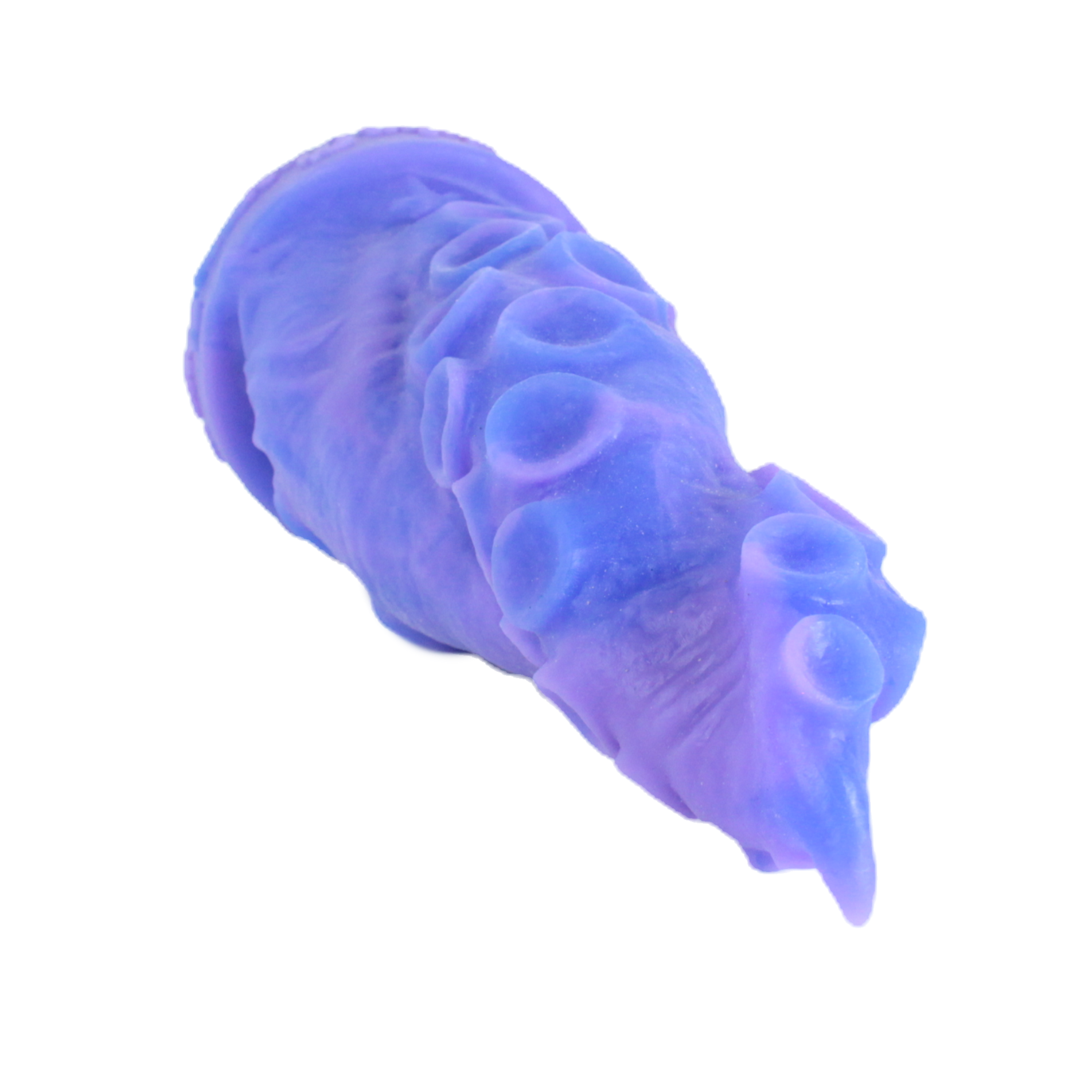 TWISTED TENTACLES - Platinum Silicone Fantasy Dildo