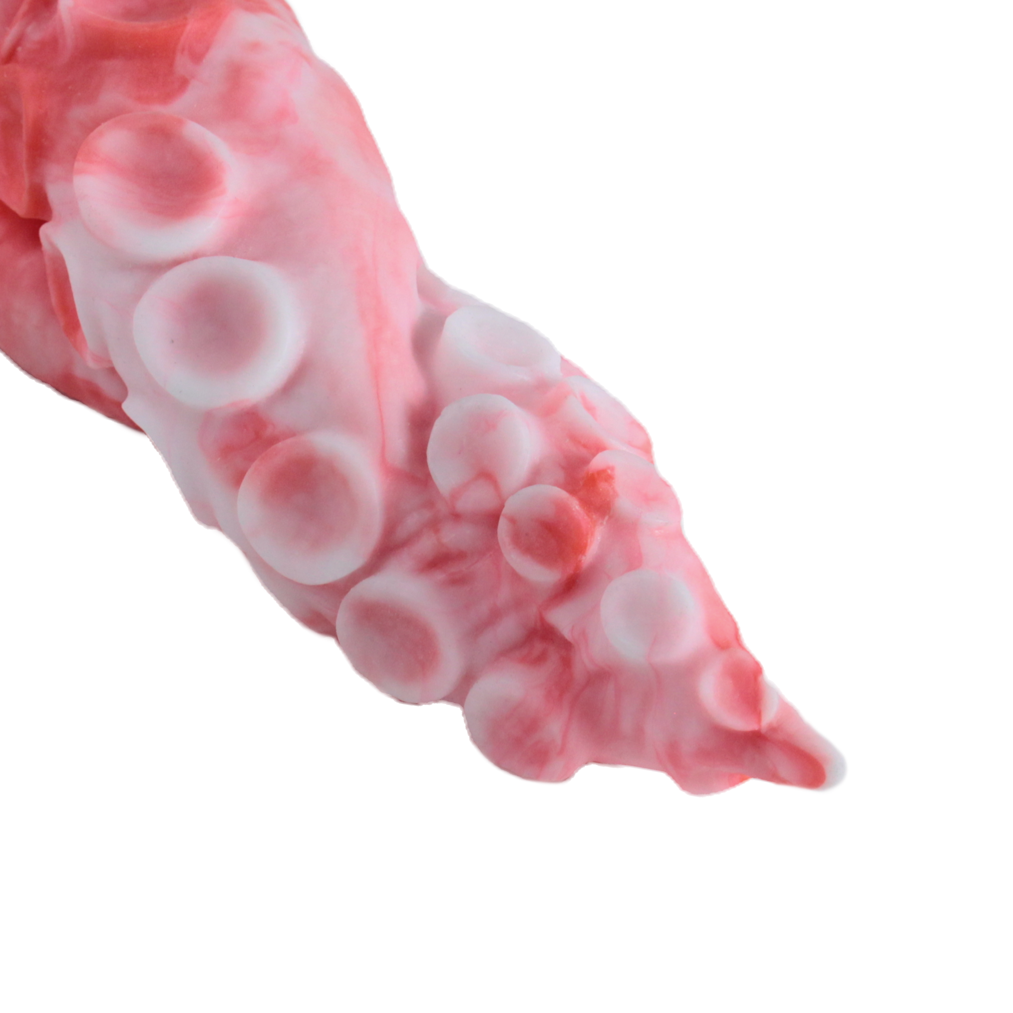 TWISTED TENTACLES - Platinum Silicone Fantasy Dildo