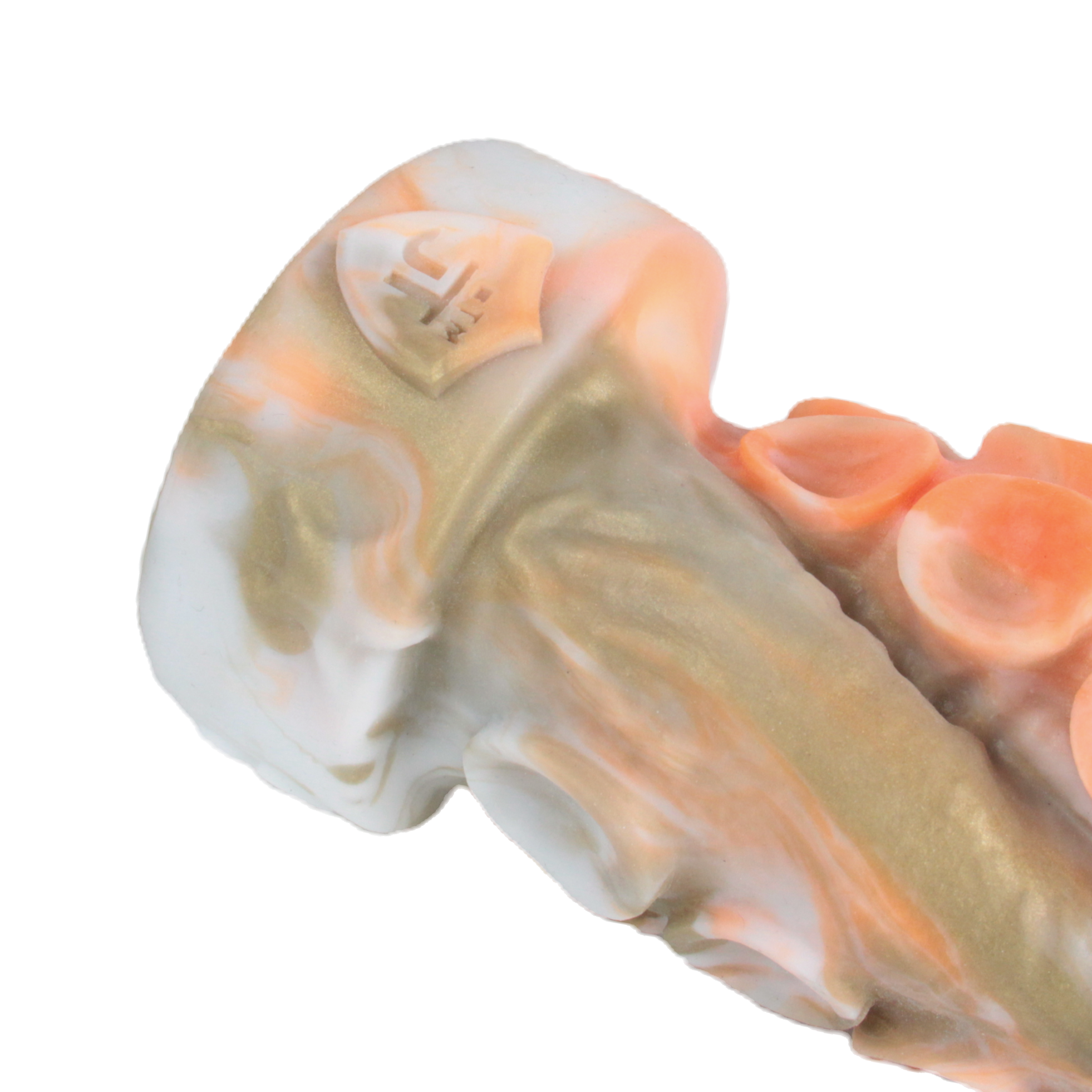 TWISTED TENTACLES - Platinum Silicone Fantasy Dildo