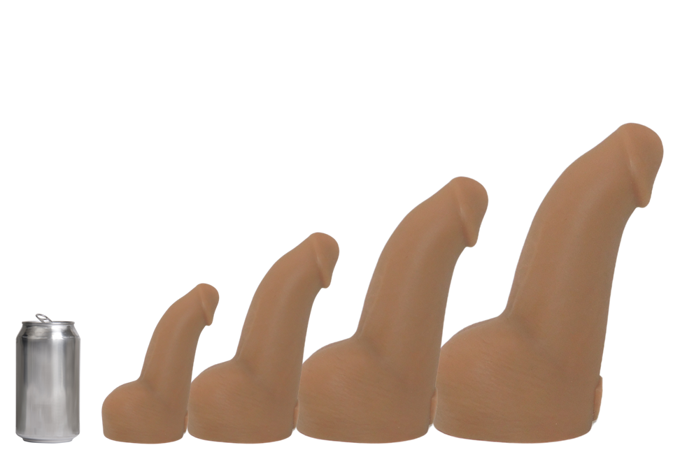 LORD AND MASTER Platinum Silicone Dildo - CLEARANCE