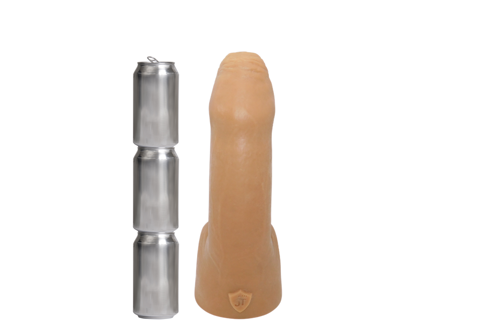 TIMOTHY Platinum Silicone Dildo - CLEARANCE