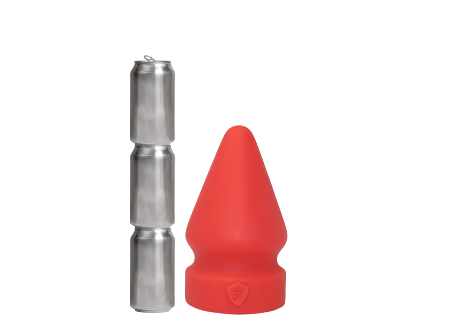 THE RIPPER Platinum Silicone Stretcher Red