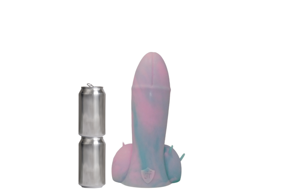 CARTOON WILLY Platinum Silicone Dildo