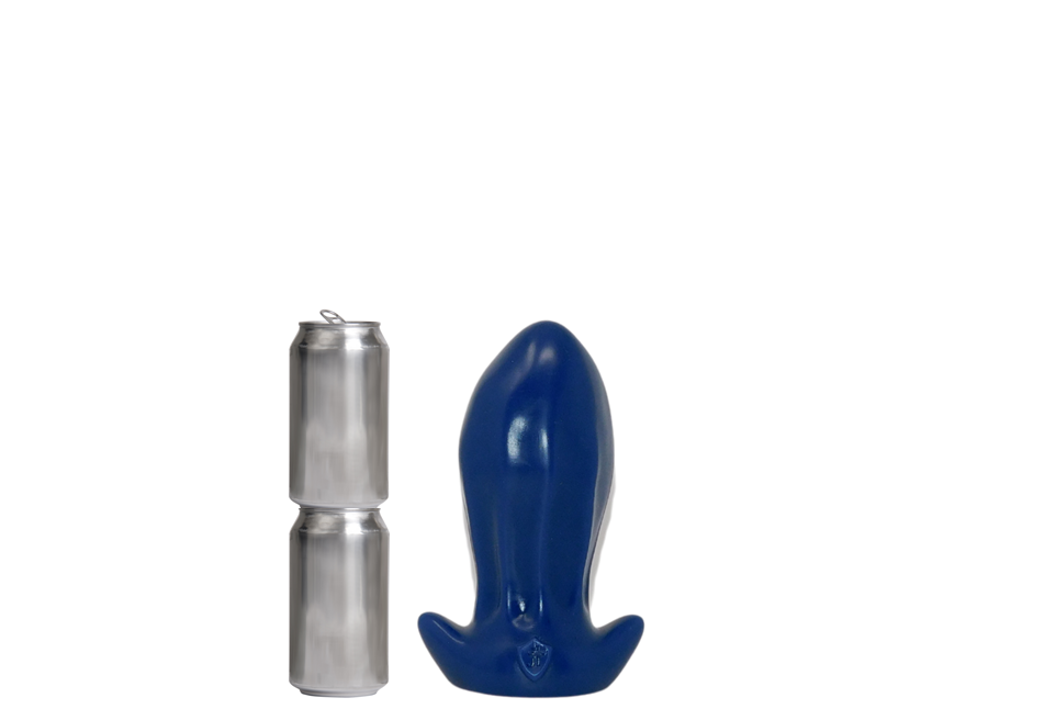 PULLED LUMP Platinum Silicone Dildo
