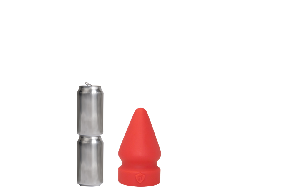 THE RIPPER Platinum Silicone Stretcher Red