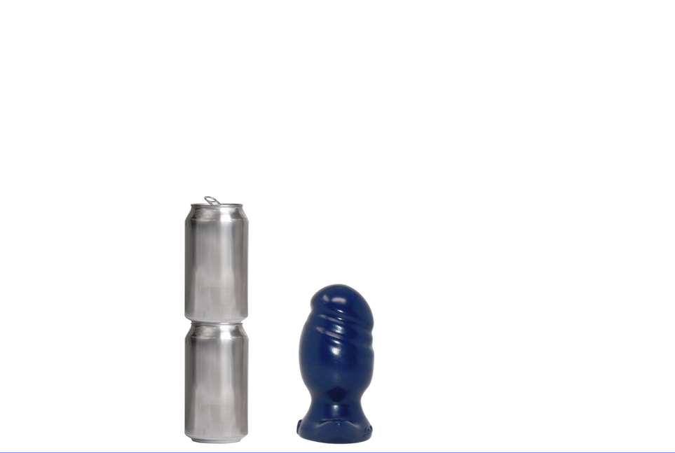 MAX Platinum Silicone Butt Plug BLUE