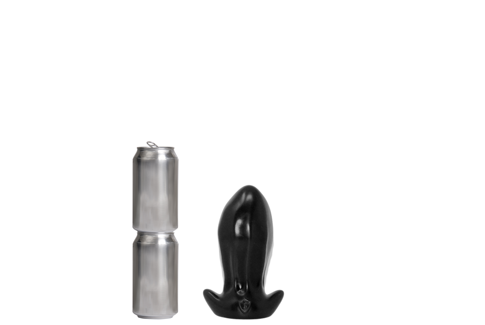 PULLED LUMP Platinum Silicone Dildo