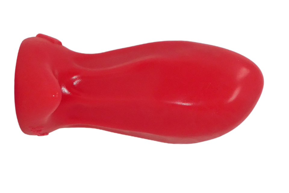 PULLED LUMP Platinum Silicone Dildo