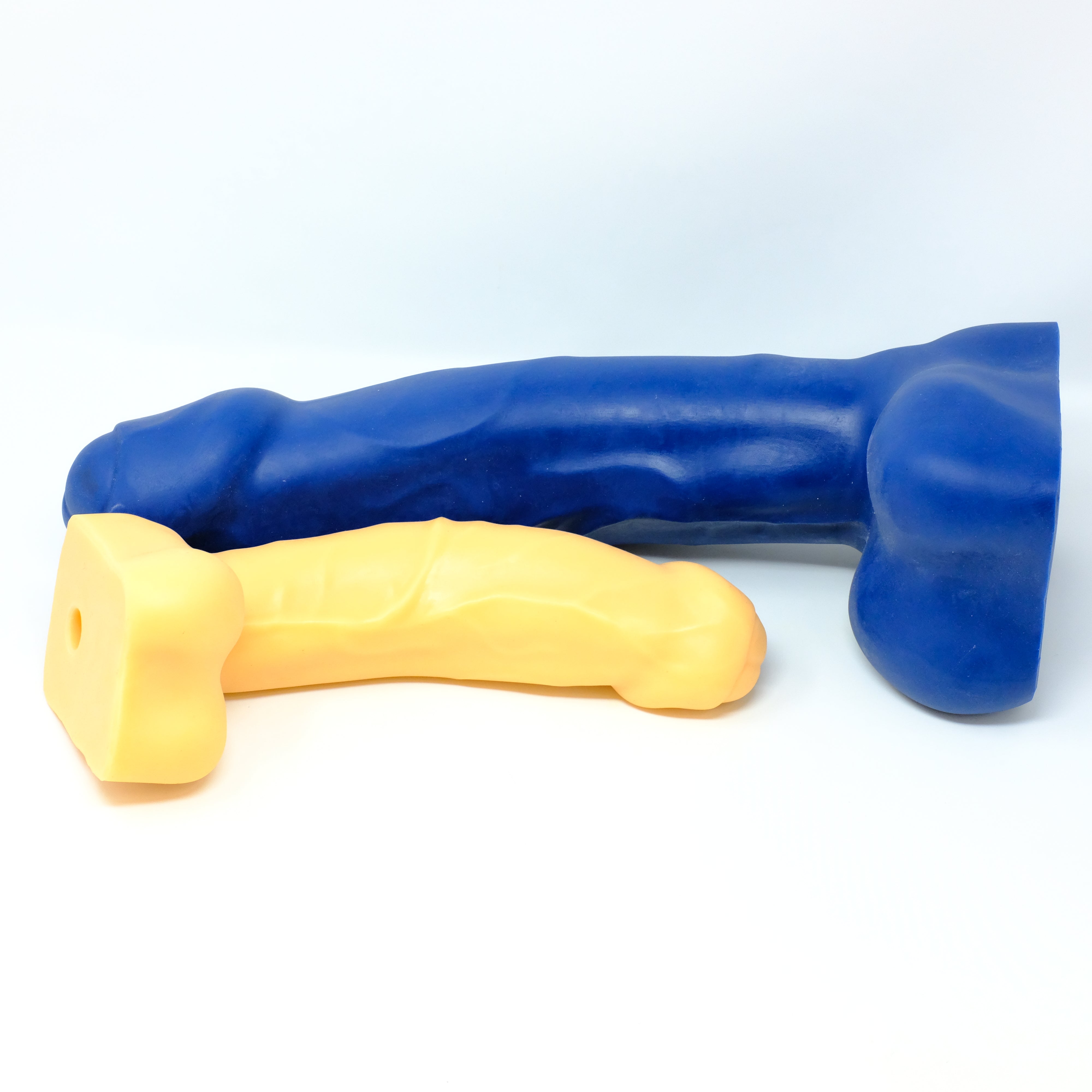 ALPHA MALE Platinum Silicone Dildo
