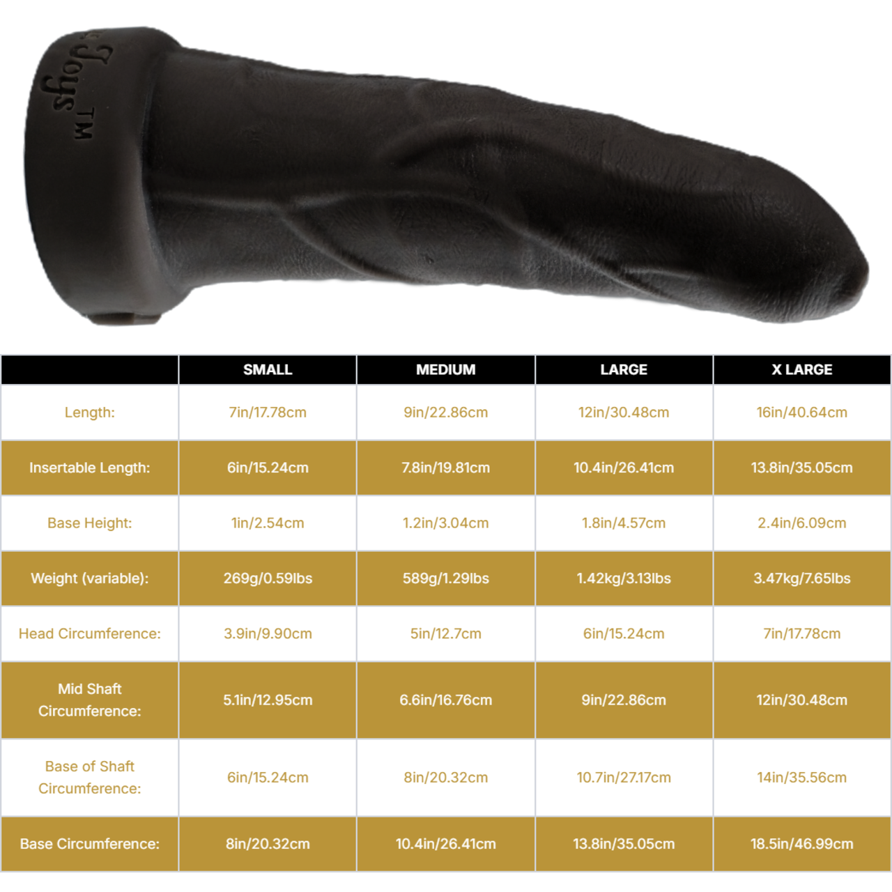 BULLY BOY Huge Platinum Silicone Dildo