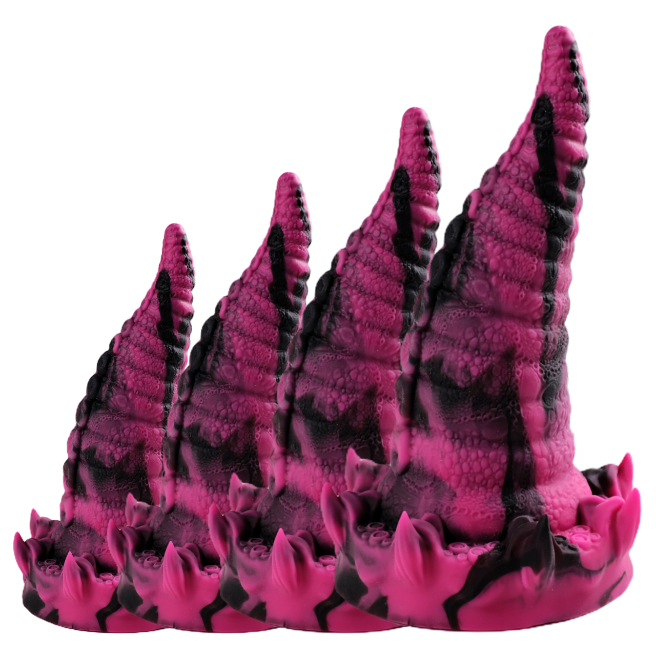 CEPHALOPOD'S REVENGE Platinum Silicone Dildo