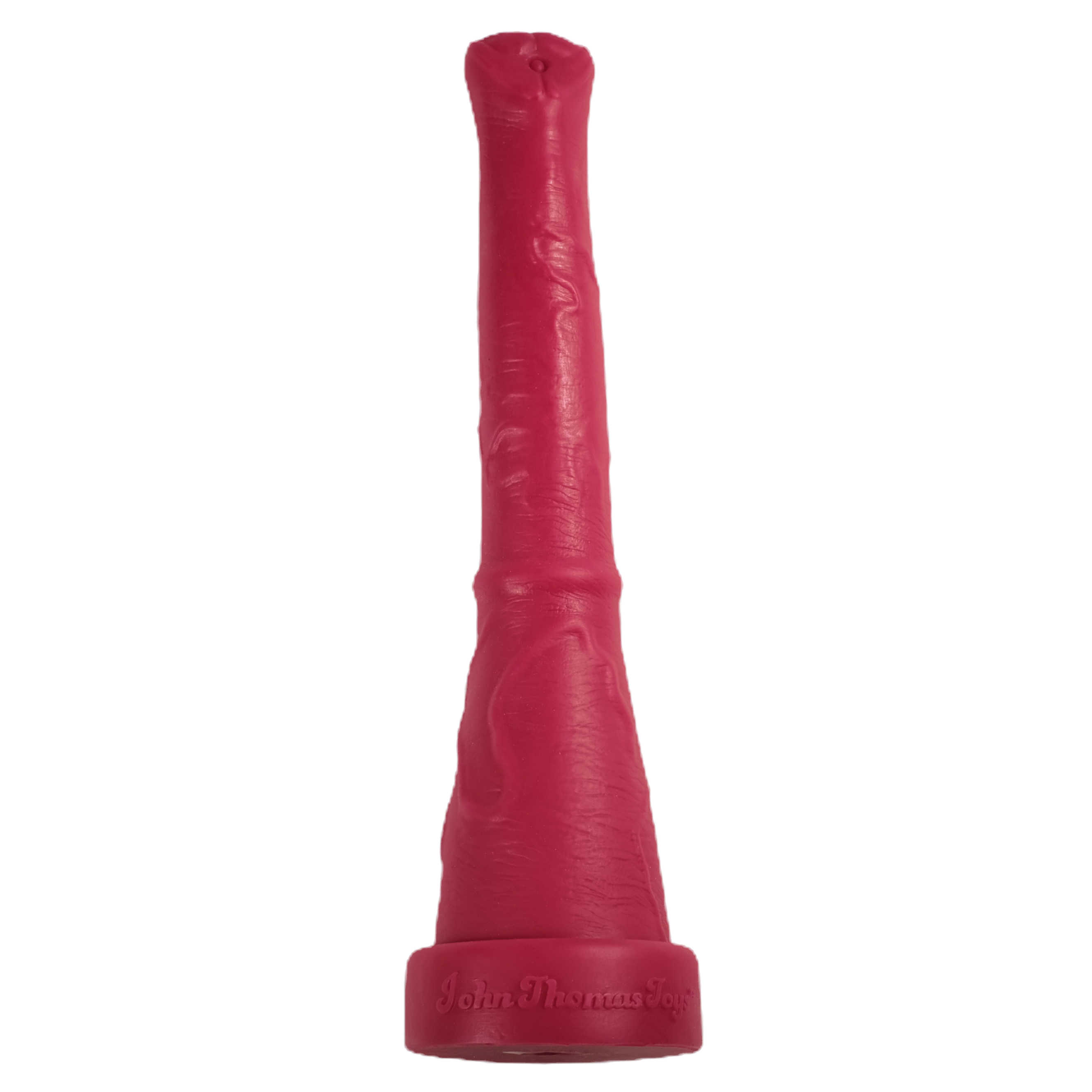 Donkey dong in Red. A realistic horse depth trainer dildo.