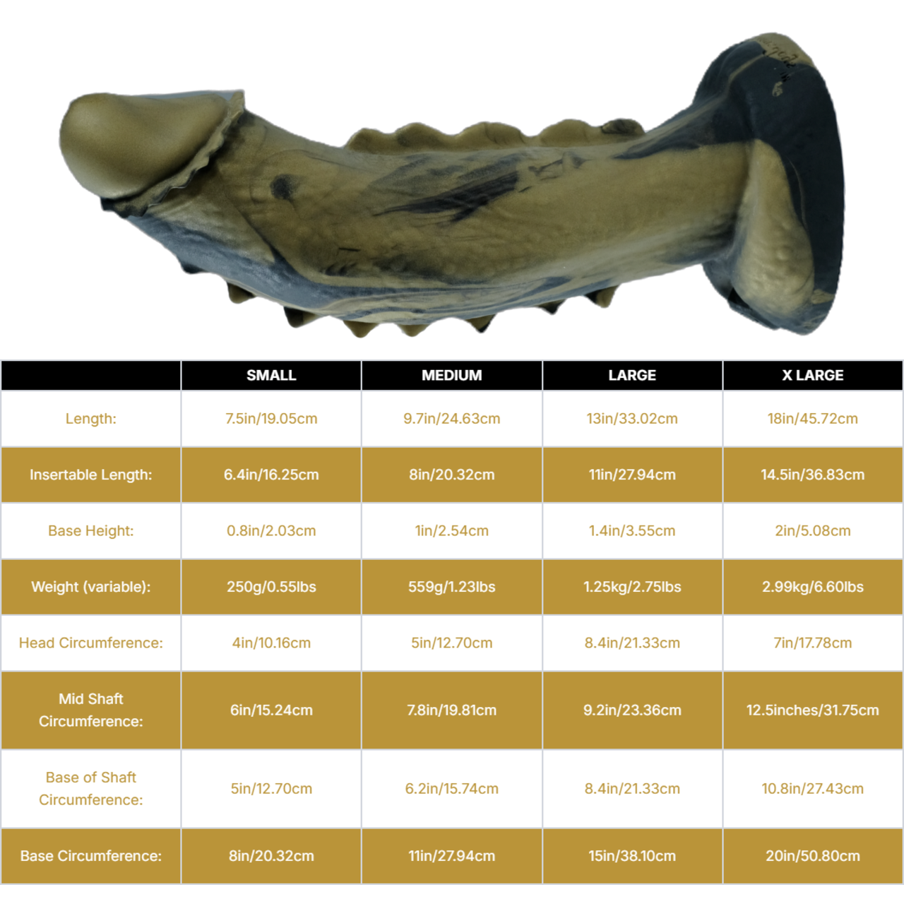 GODZILLAZ Platinum Silicone Dildo