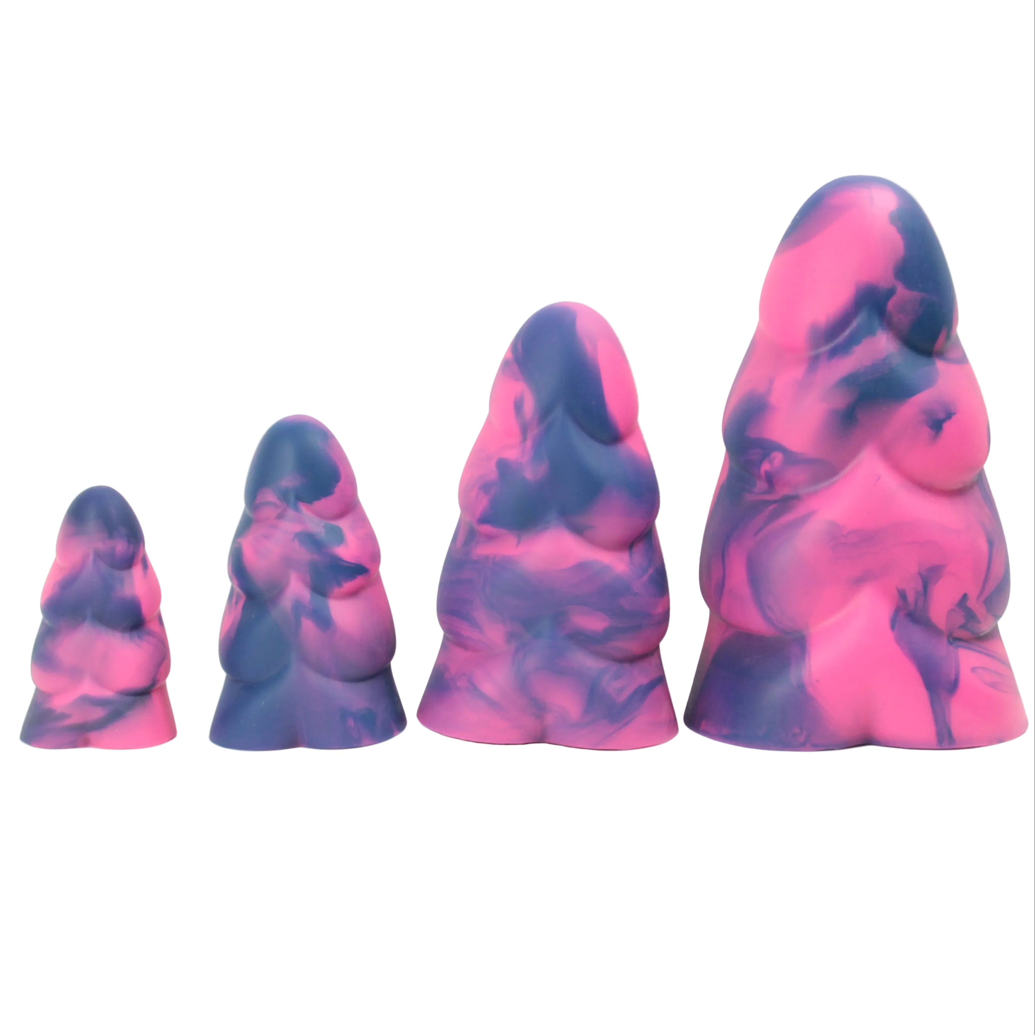 LOVED UP Platinum Silicone Stretcher Dildo