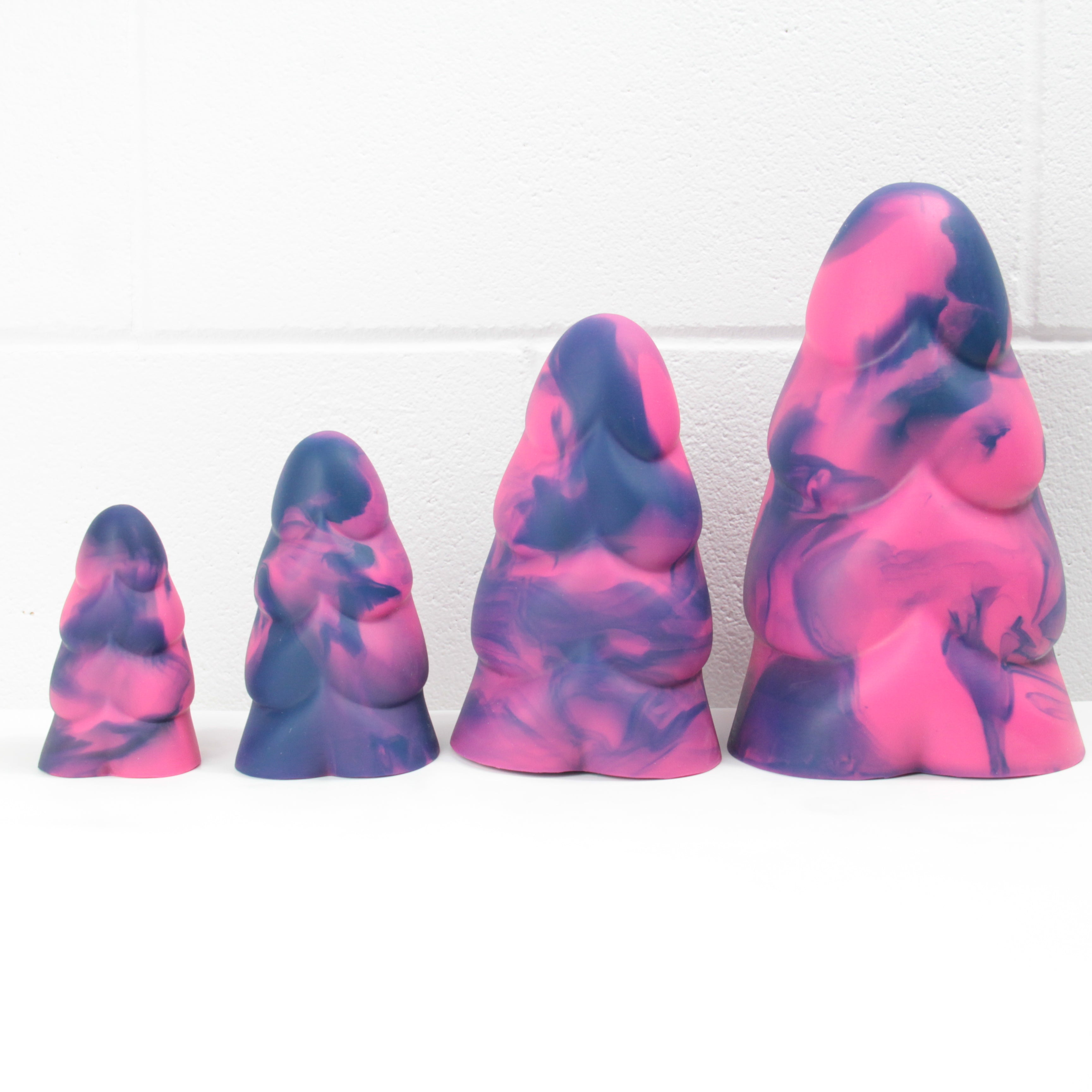 LOVED UP Platinum Silicone Stretcher Dildo