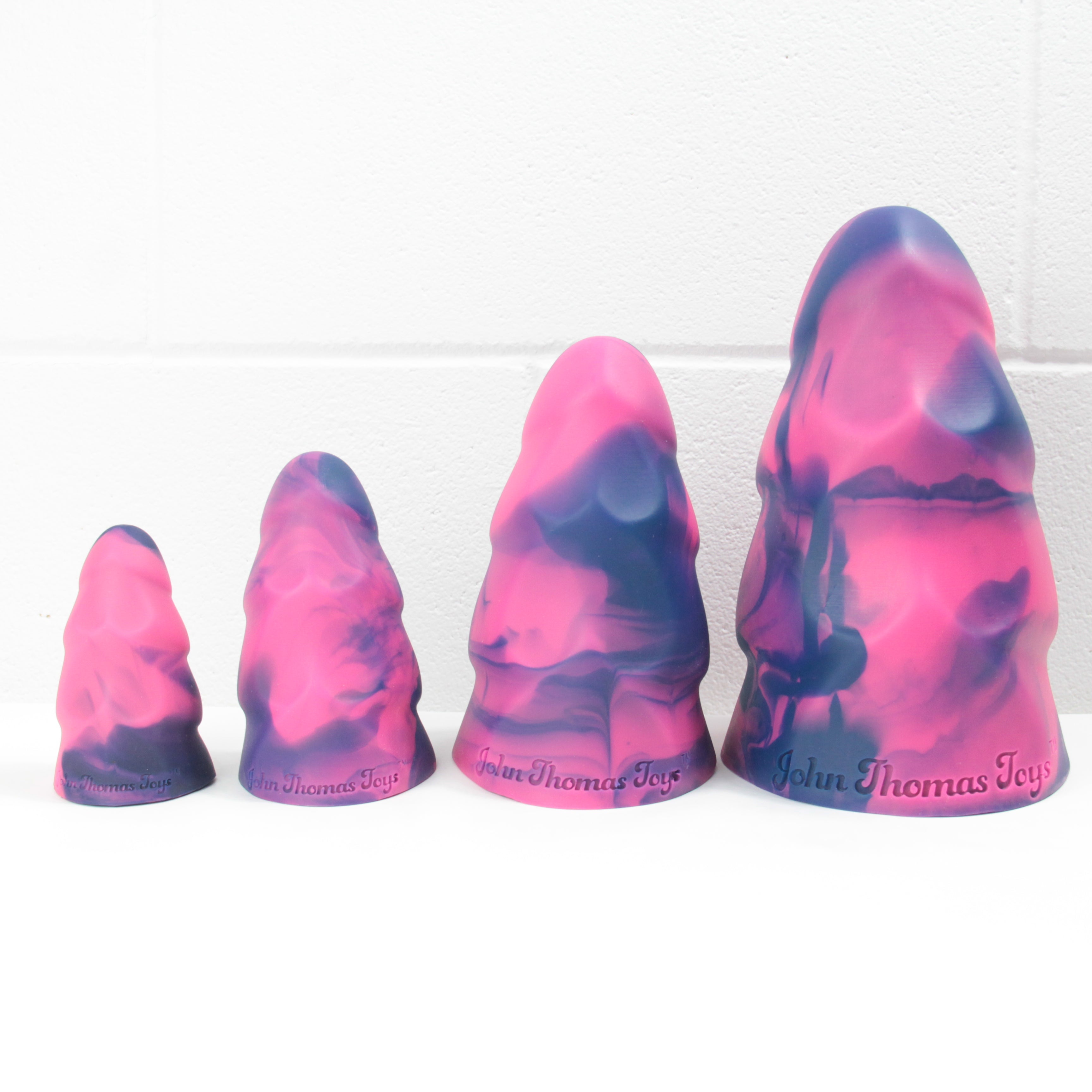 LOVED UP Platinum Silicone Stretcher Dildo