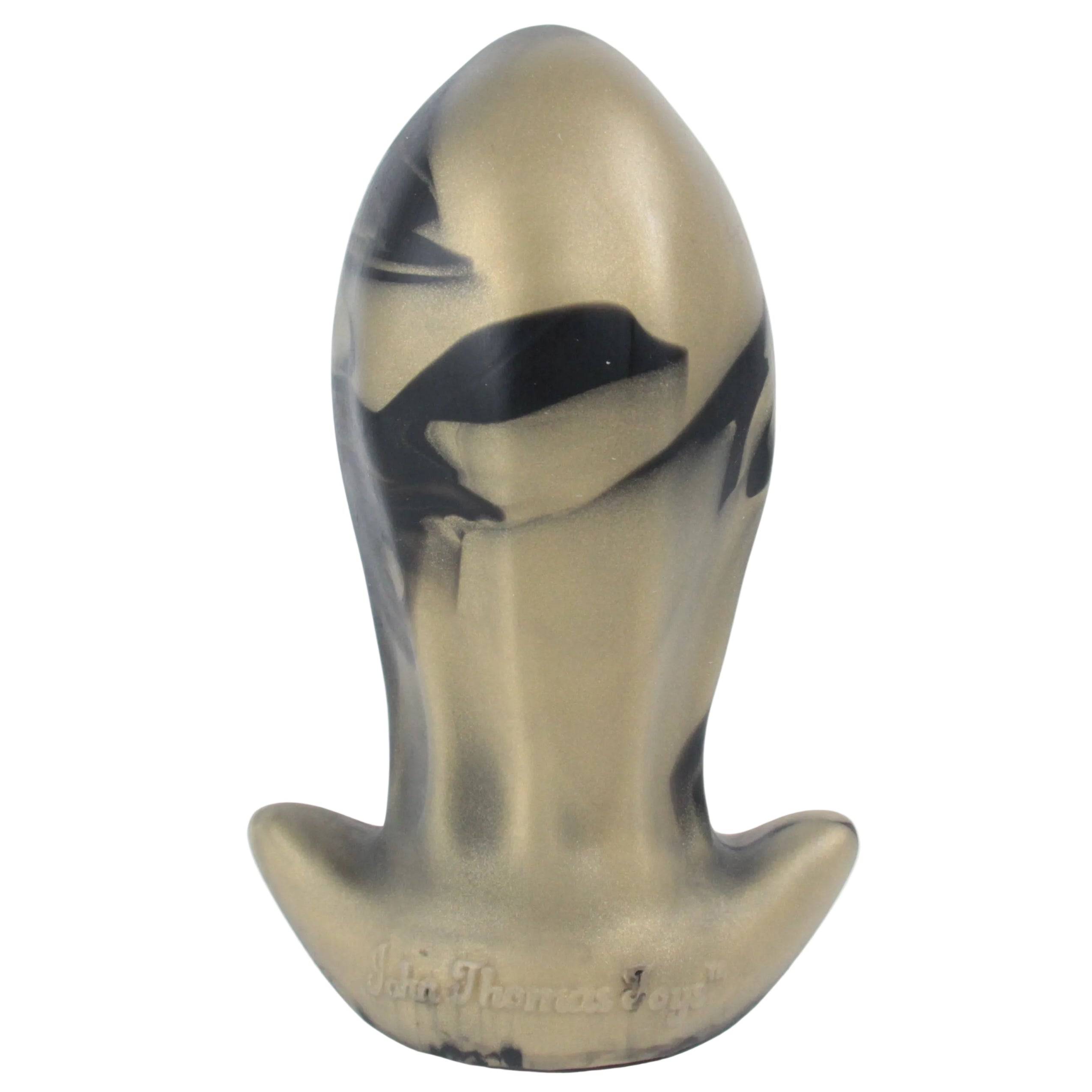 PULLED LUMP Platinum Silicone Dildo