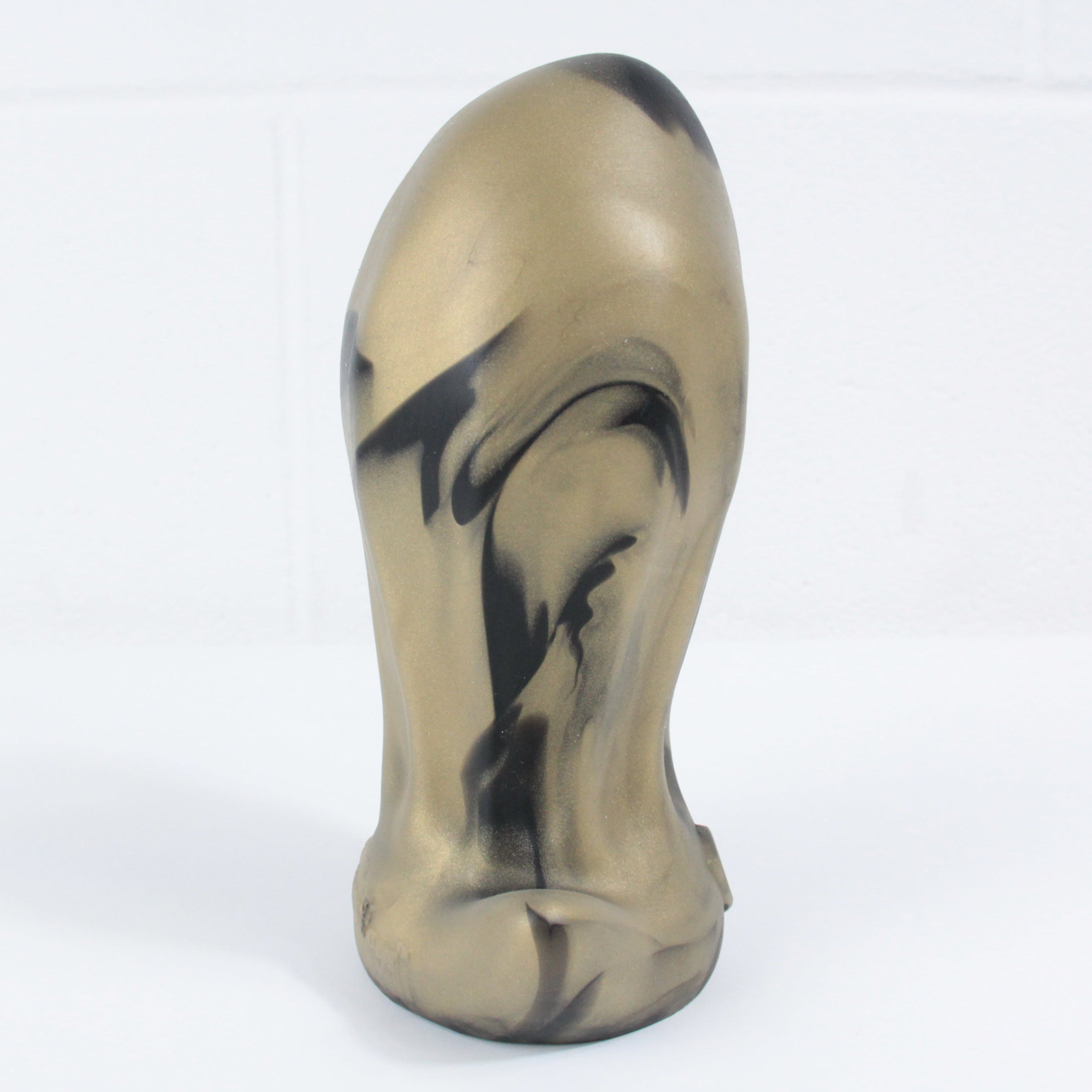 PULLED LUMP Platinum Silicone Dildo