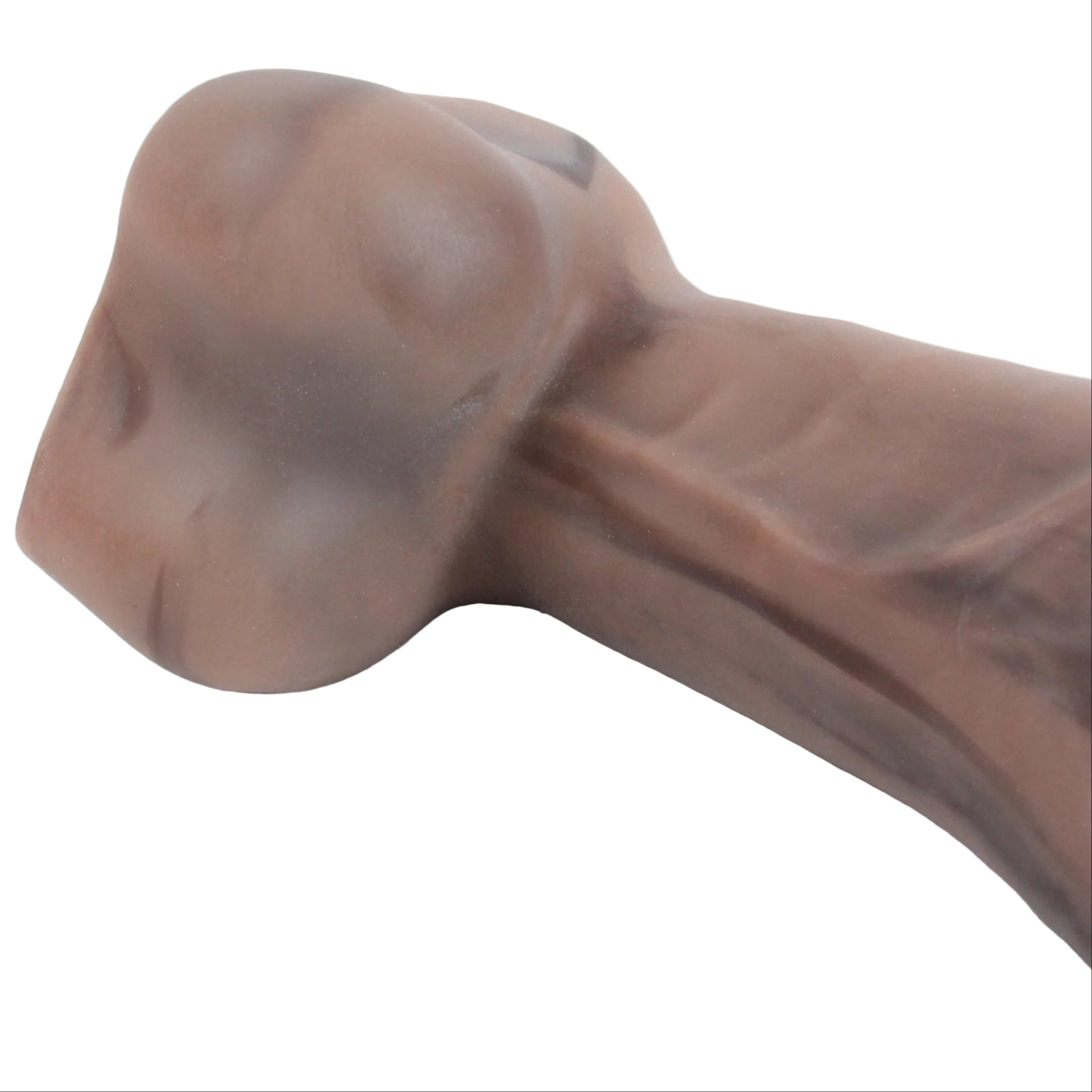ALPHA MALE Platinum Silicone Dildo