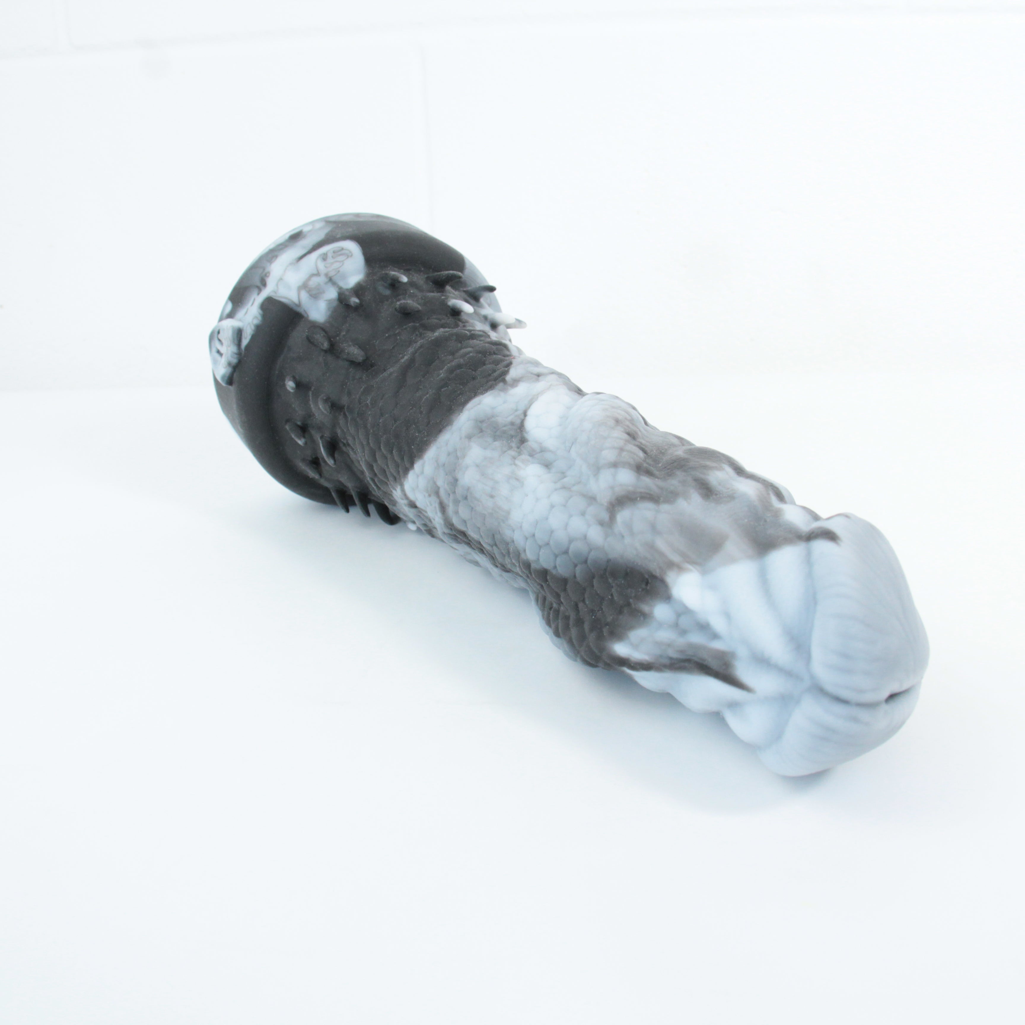 BARBARIAN Platinum Silicone Dildo