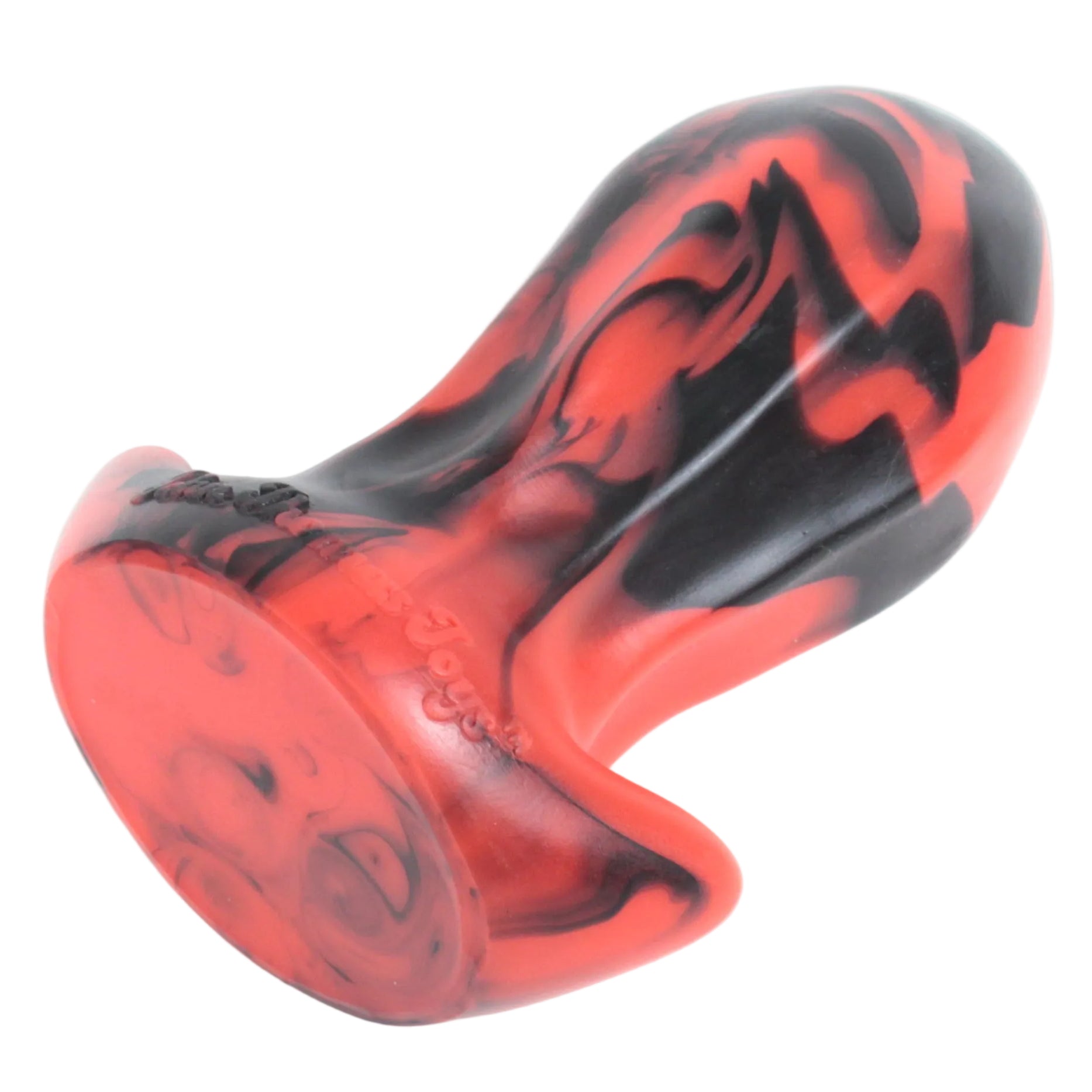 PULLED LUMP Platinum Silicone Dildo