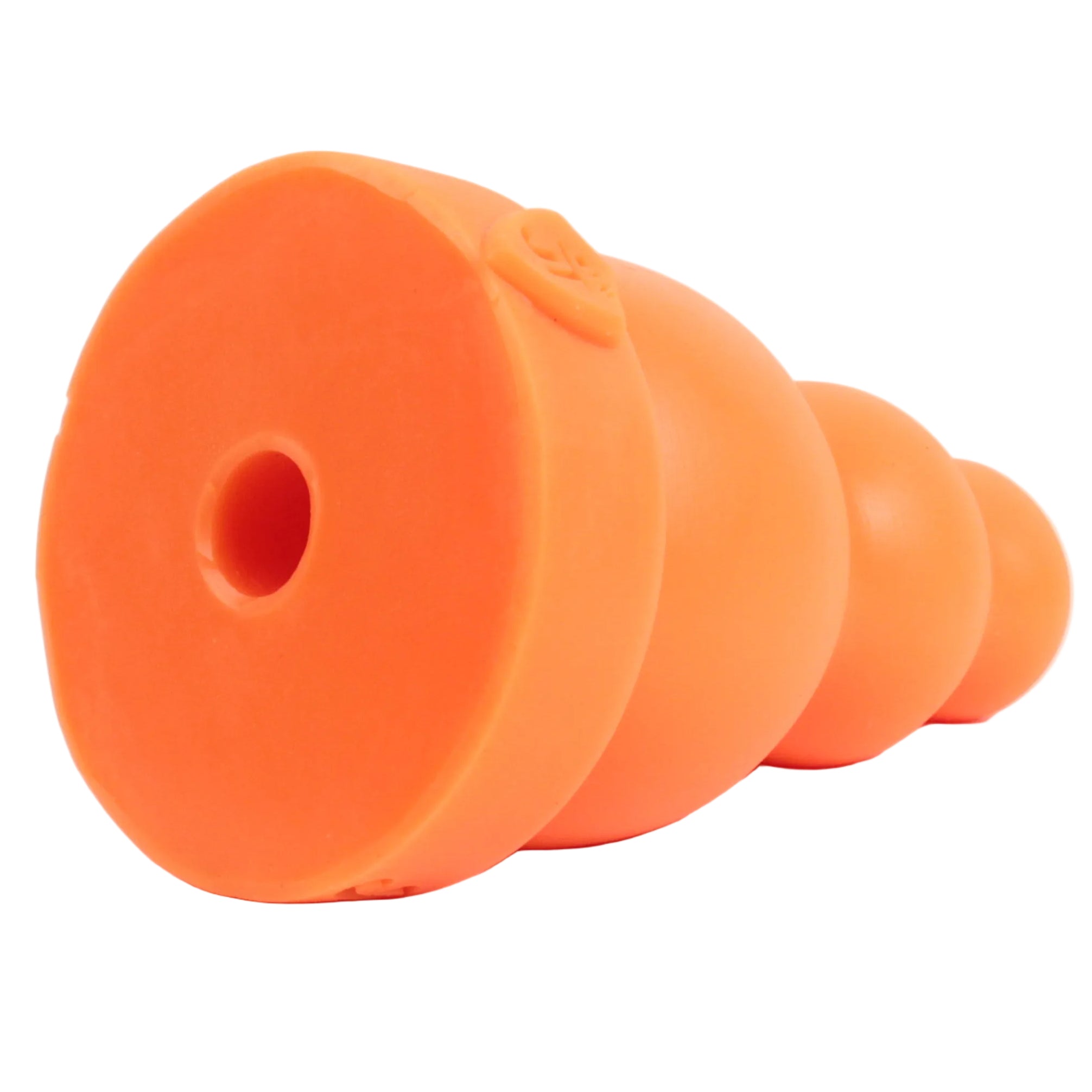 Bobbels - lying on a flat surface, showing the vac-u-lock compatible hole at the base.