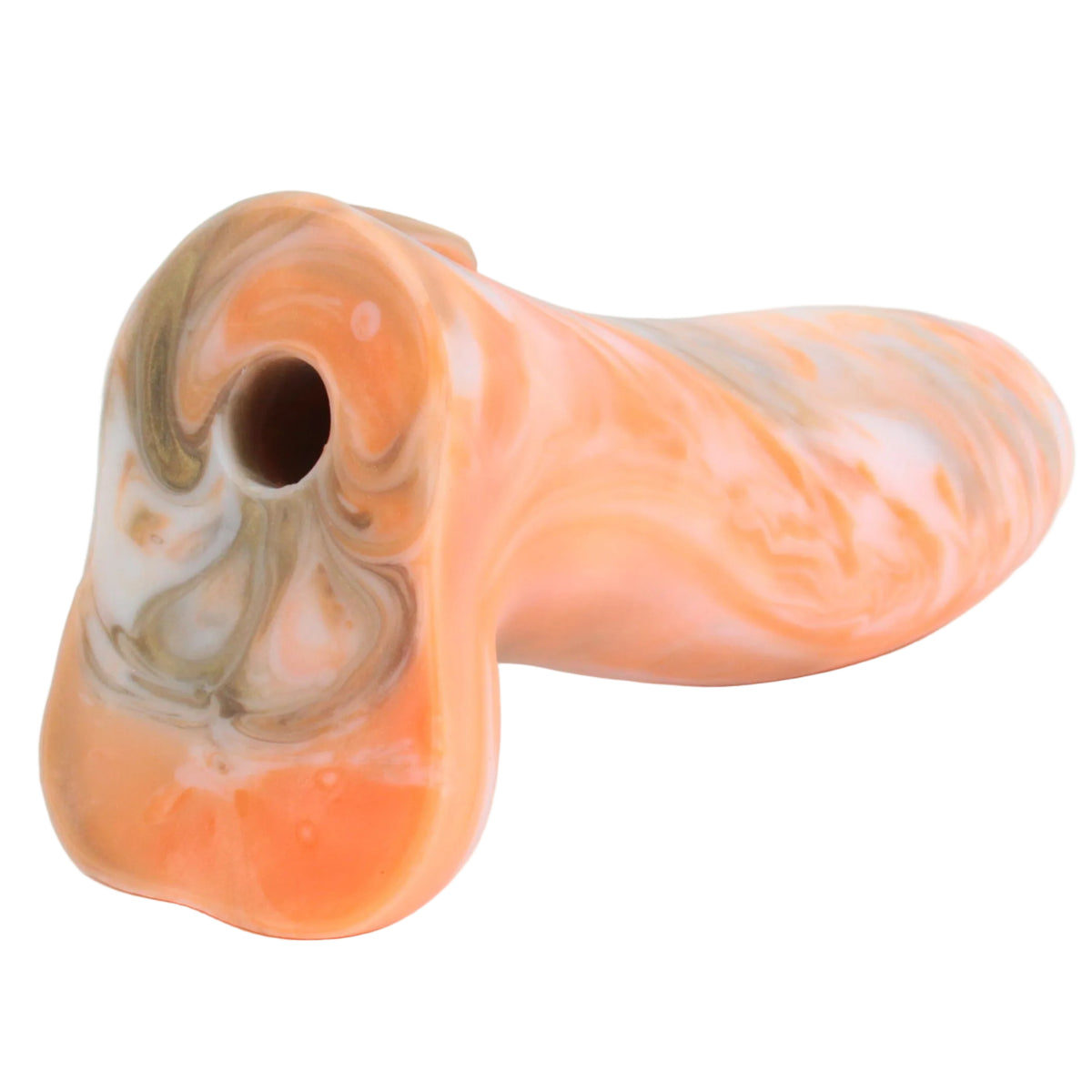 The Gaper by John Thomas Toys features a vac-u-lock compatible hole at the base of the toy, for added stability when used with compatible accessories.