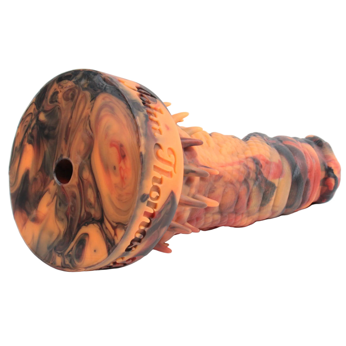 Barbarian by John Thomas Toys features a vac-u-lock compatible hole at the base of the toy, for added stability when used with compatible accessories.