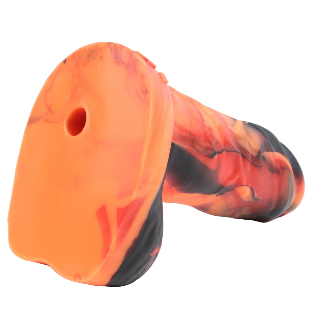 Essex Geezer by John Thomas Toys features a vac-u-lock compatible hole at the base of the toy, for added stability when used with compatible accessories.