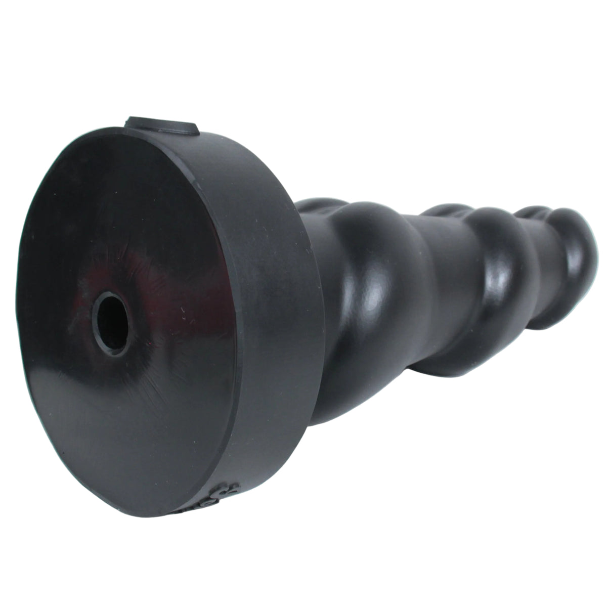 Thruple by John Thomas Toys features a vac-u-lock compatible hole at the base of the toy, for added stability when used with compatible accessories.