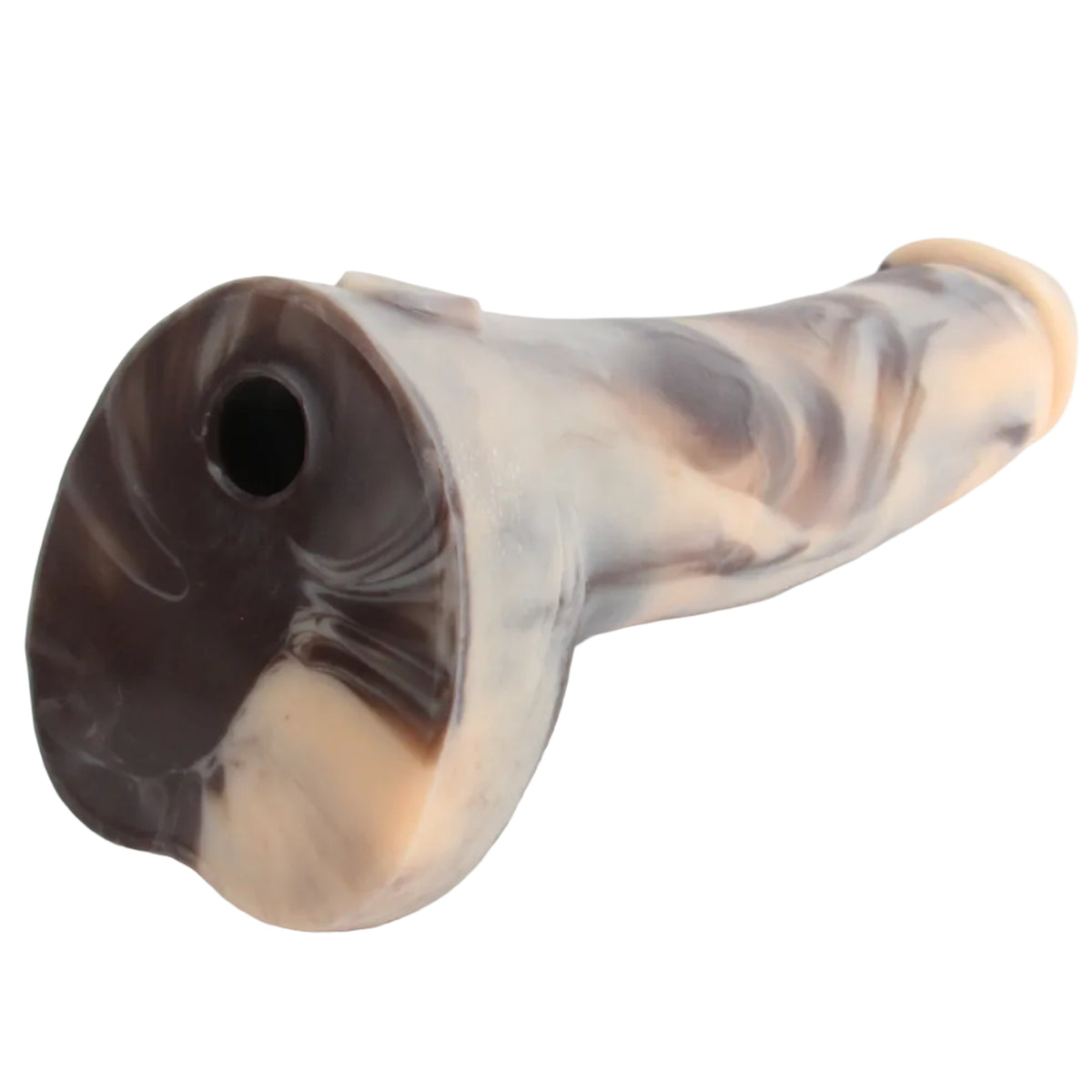 Hans by John Thomas Toys features a vac-u-lock compatible hole at the base of the toy, for added stability when used with compatible accessories.