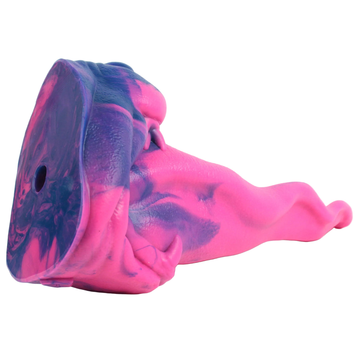 The Beast of Bodmin's vac-u-lock compatible hole at the base of the toy, for added stability with compatible accessories.