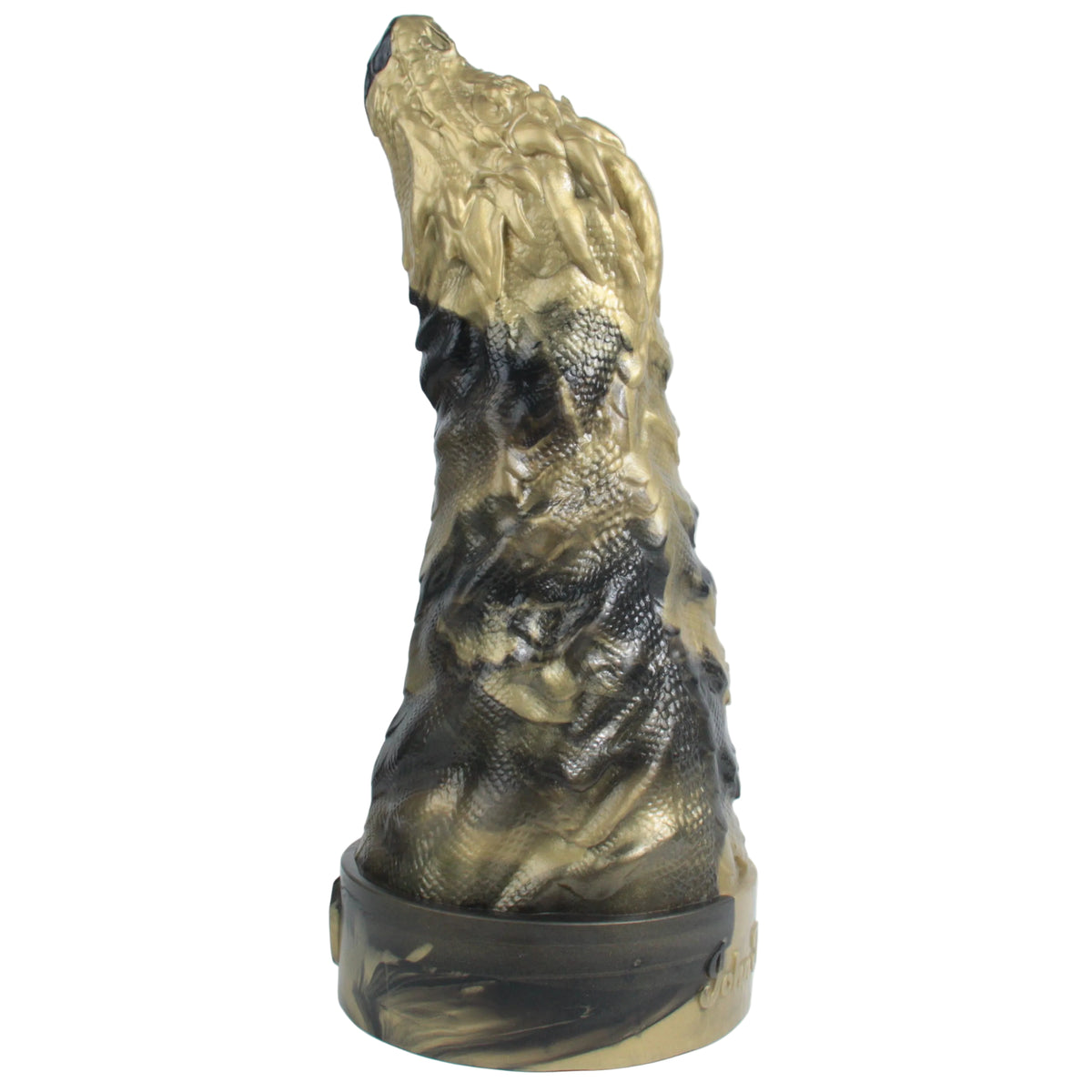 JOHN'S DRAGON - Platinum Silicone Dildo