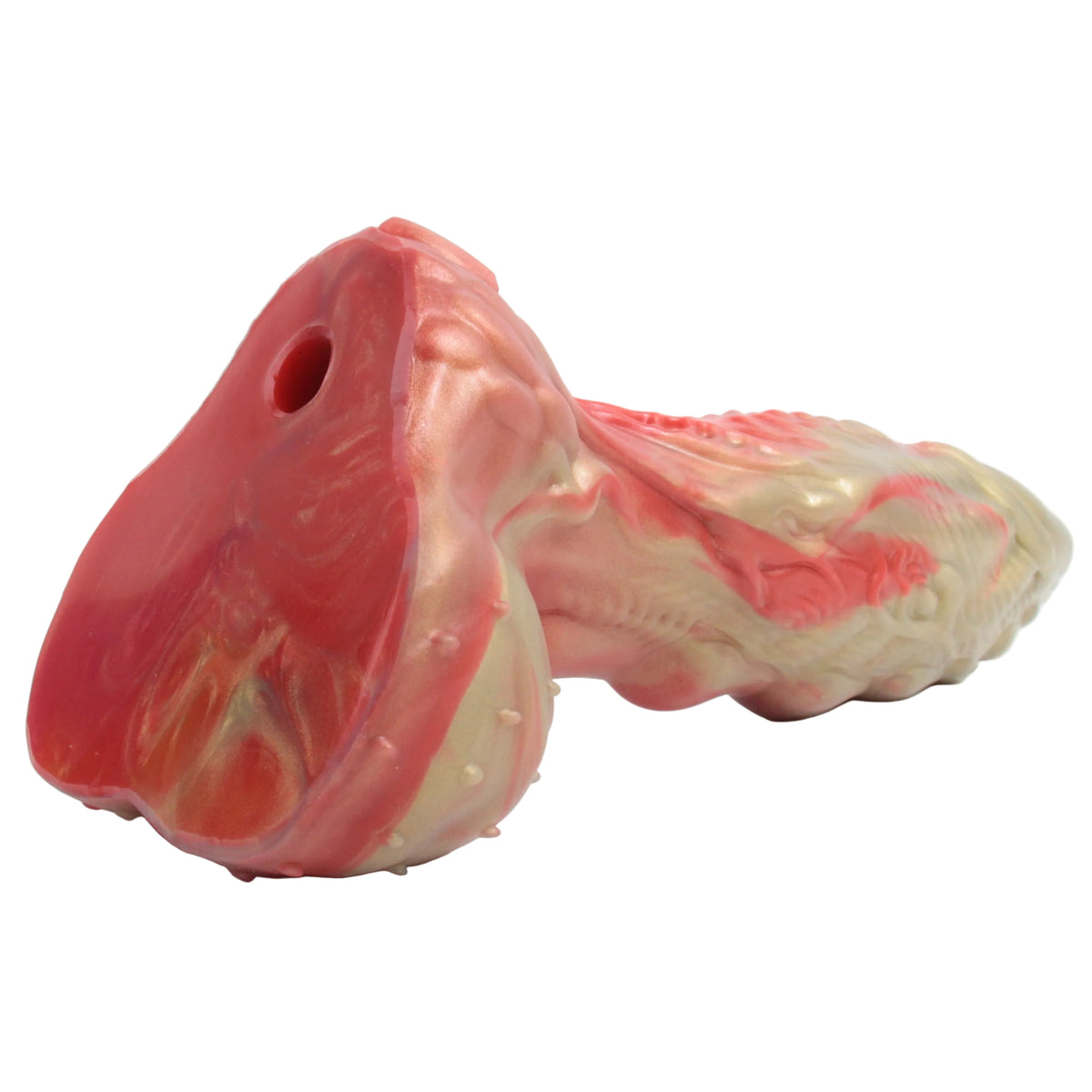 Original Dragon by John Thomas Toys features a vac-u-lock compatible hole at the base of the toy, for added stability when used with compatible accessories.