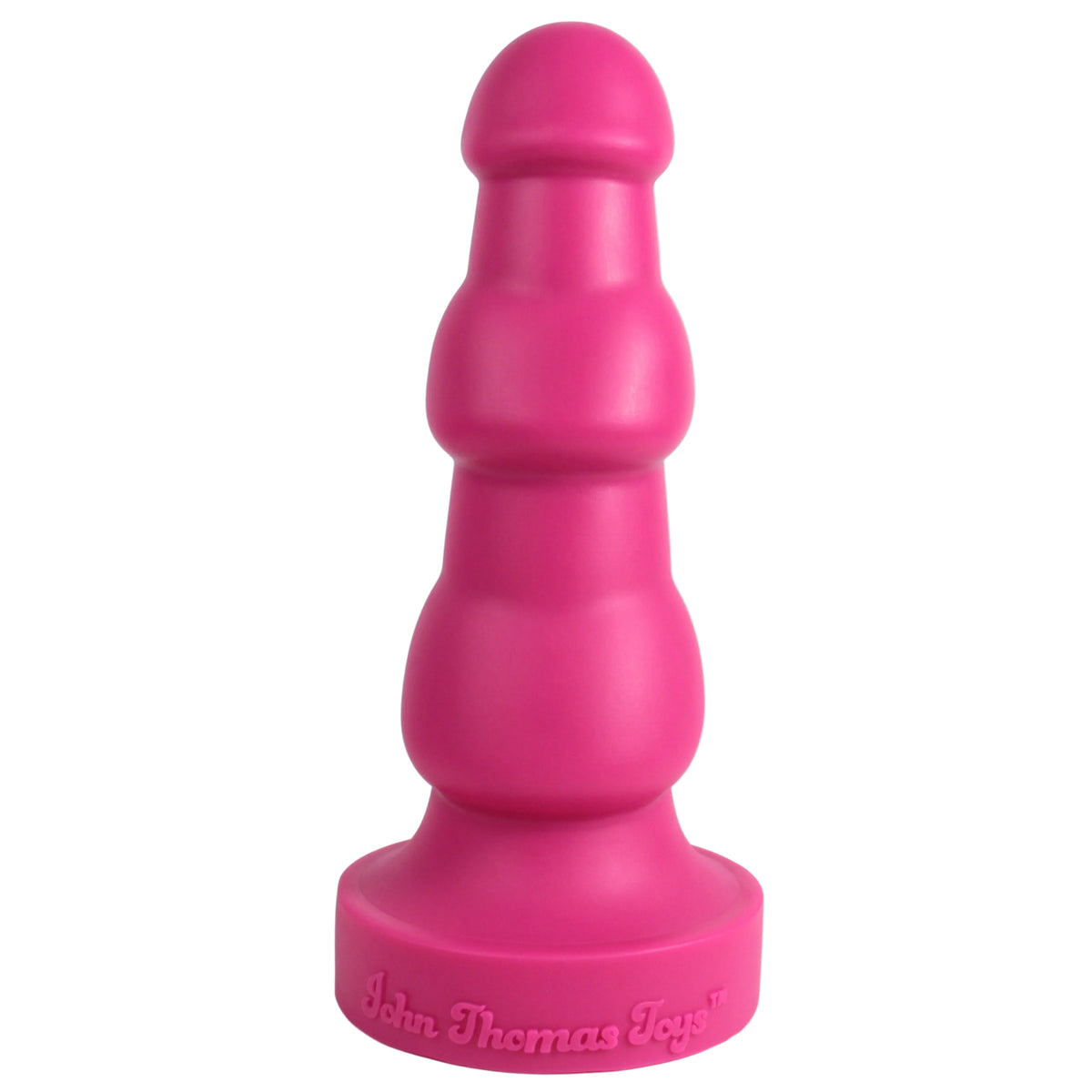 THE THRUPLE - Platinum Silicone Dildo