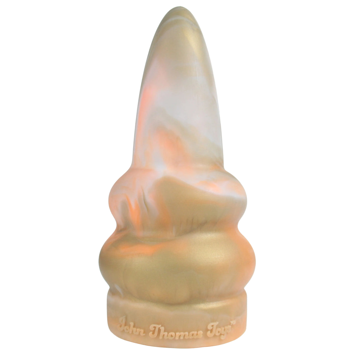 HUNGRY HOLE - Platinum Silicone Dildo