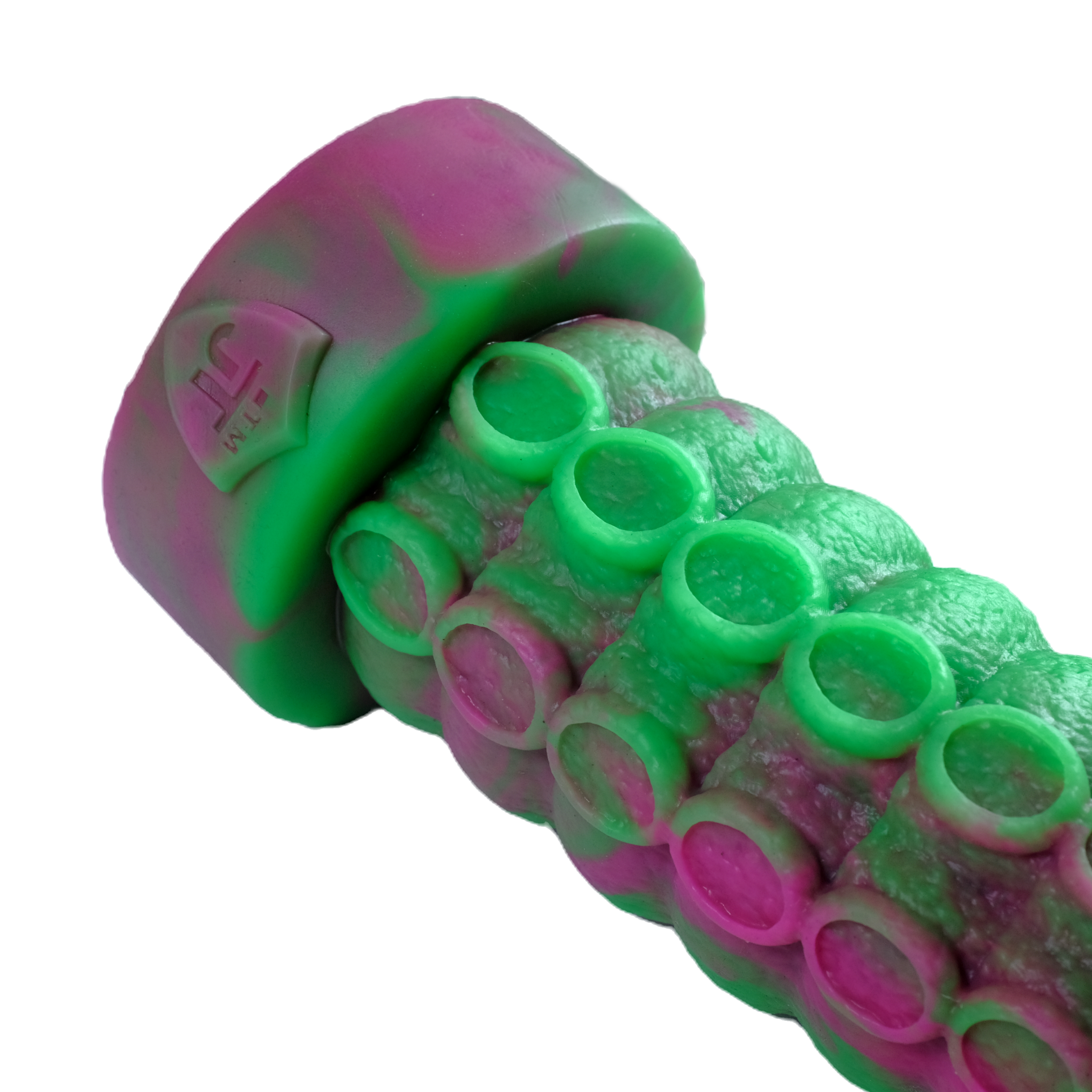 KRAKEN'S TENTACLE Depth Training Platinum Silicone Dildo