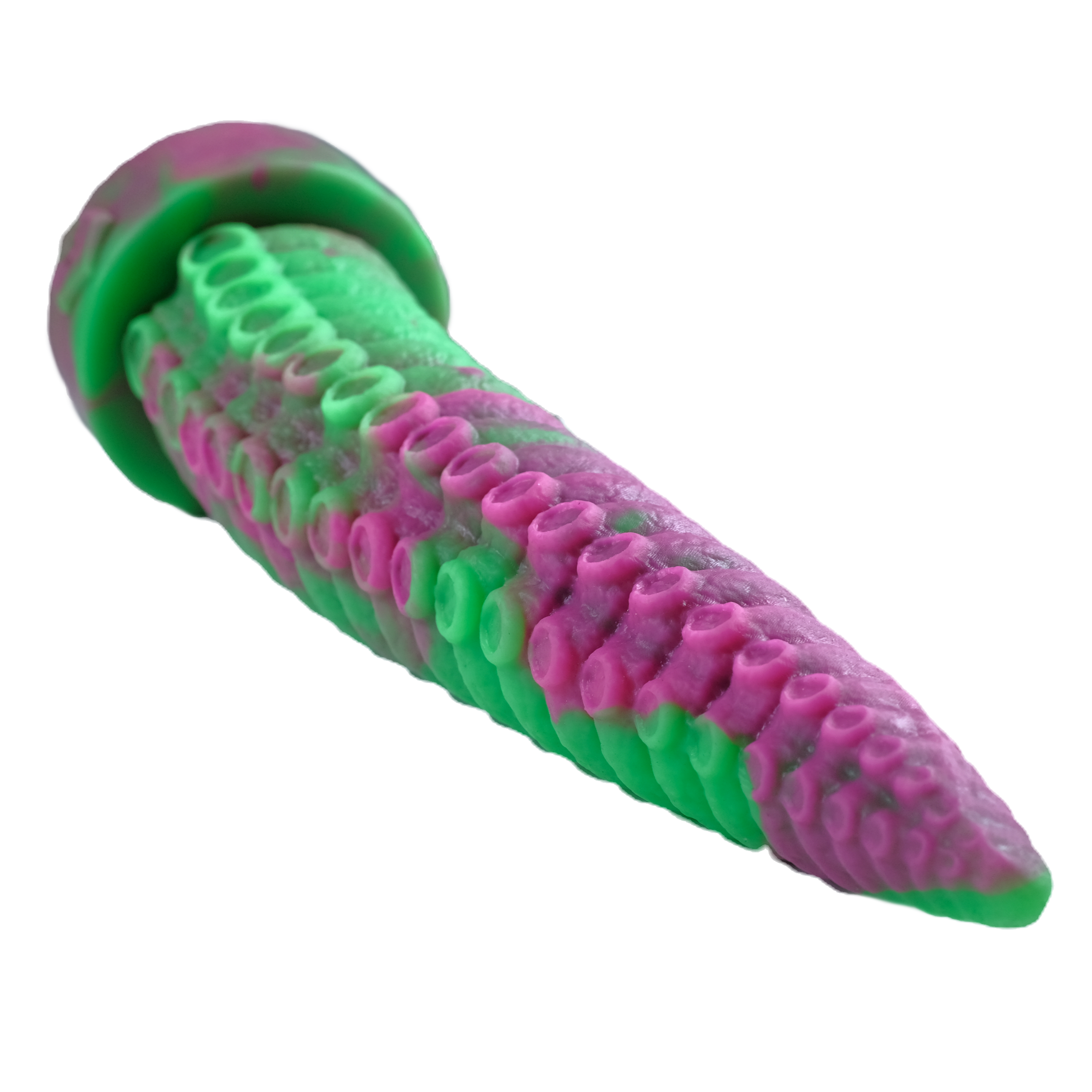 KRAKEN'S TENTACLE Depth Training Platinum Silicone Dildo