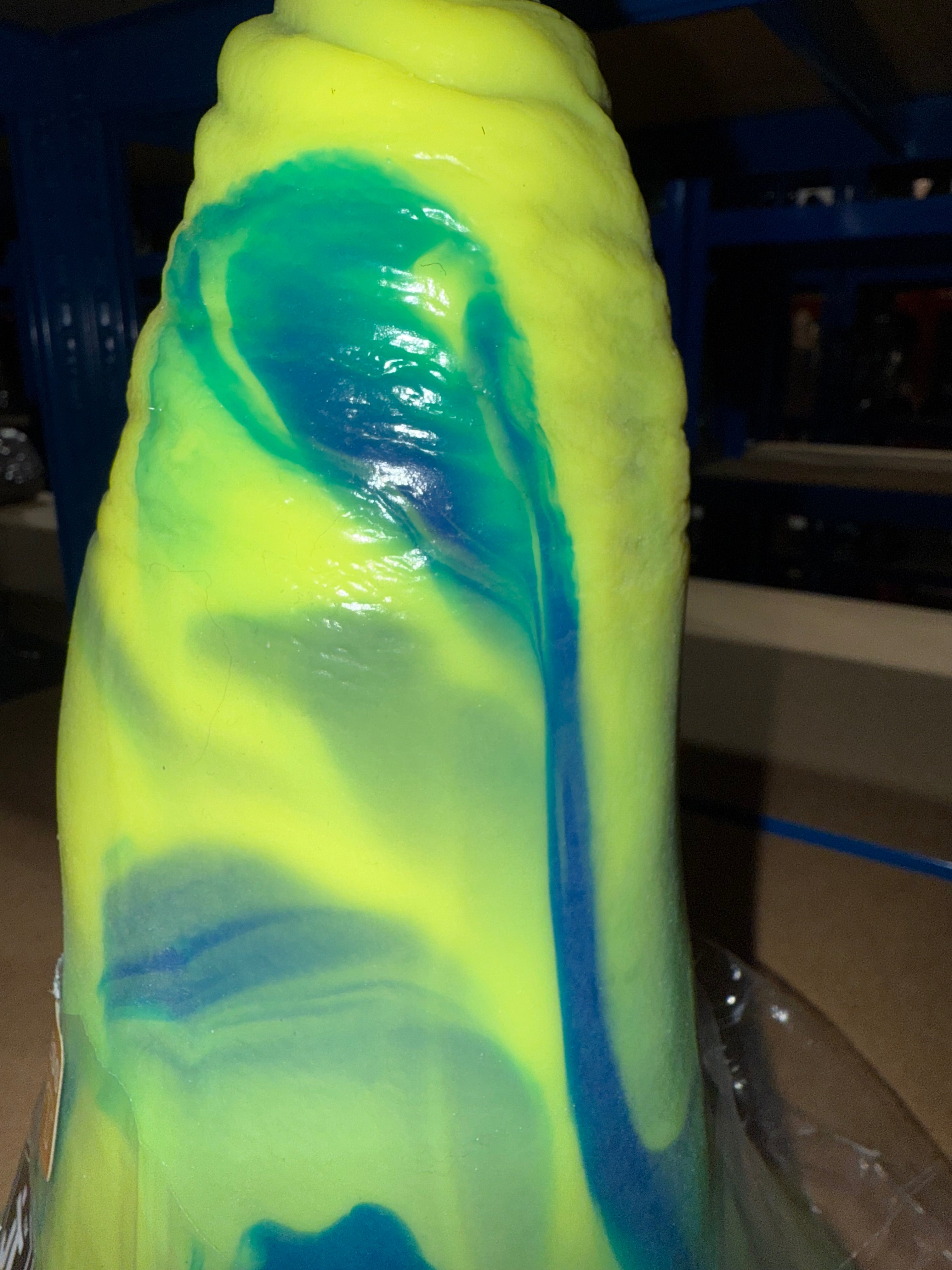 Neon Yellow and Blue